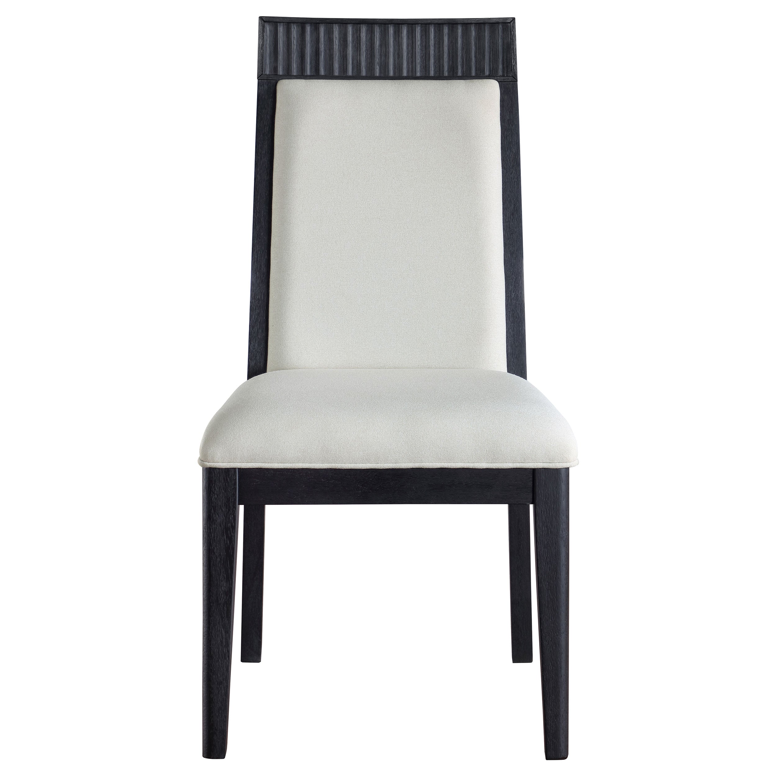 Brookmead Dining Side Chair Ivory and Black (Set of 2) — view 4