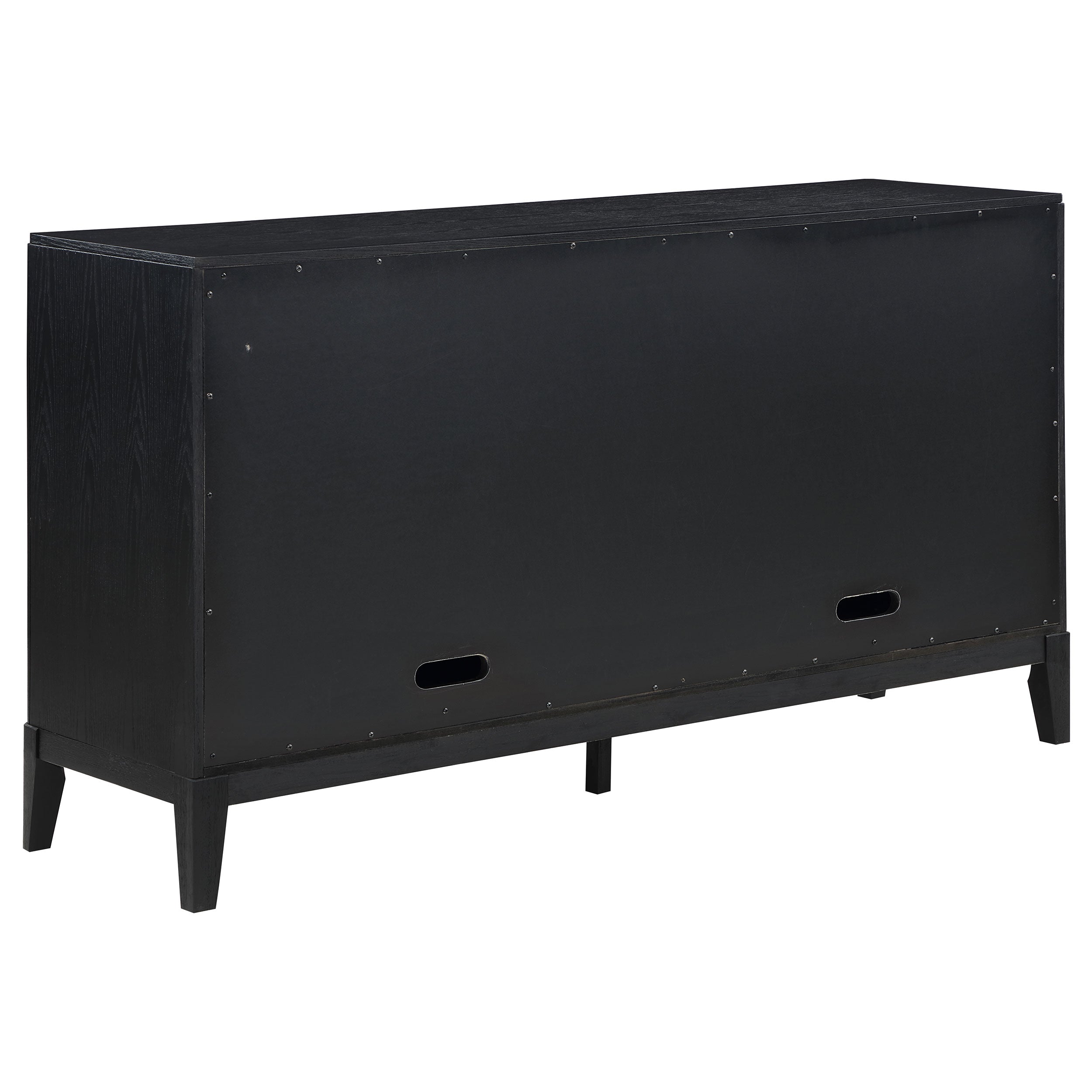 Brookmead 4-door Sideboard Buffet Storage Cabinet Black — view 7