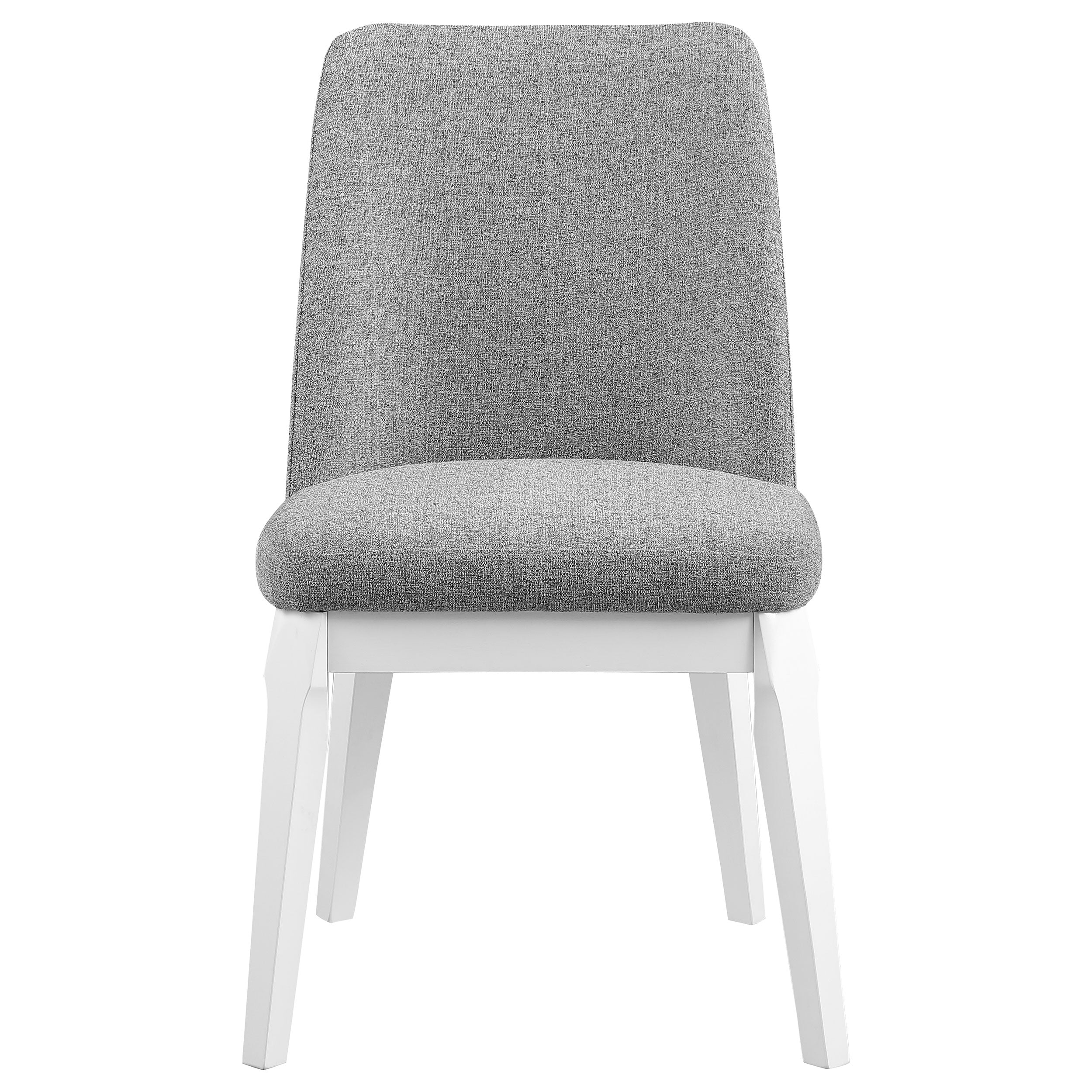 Carissa Upholstered Dining Side Chair Light Grey (Set of 2) — view 4