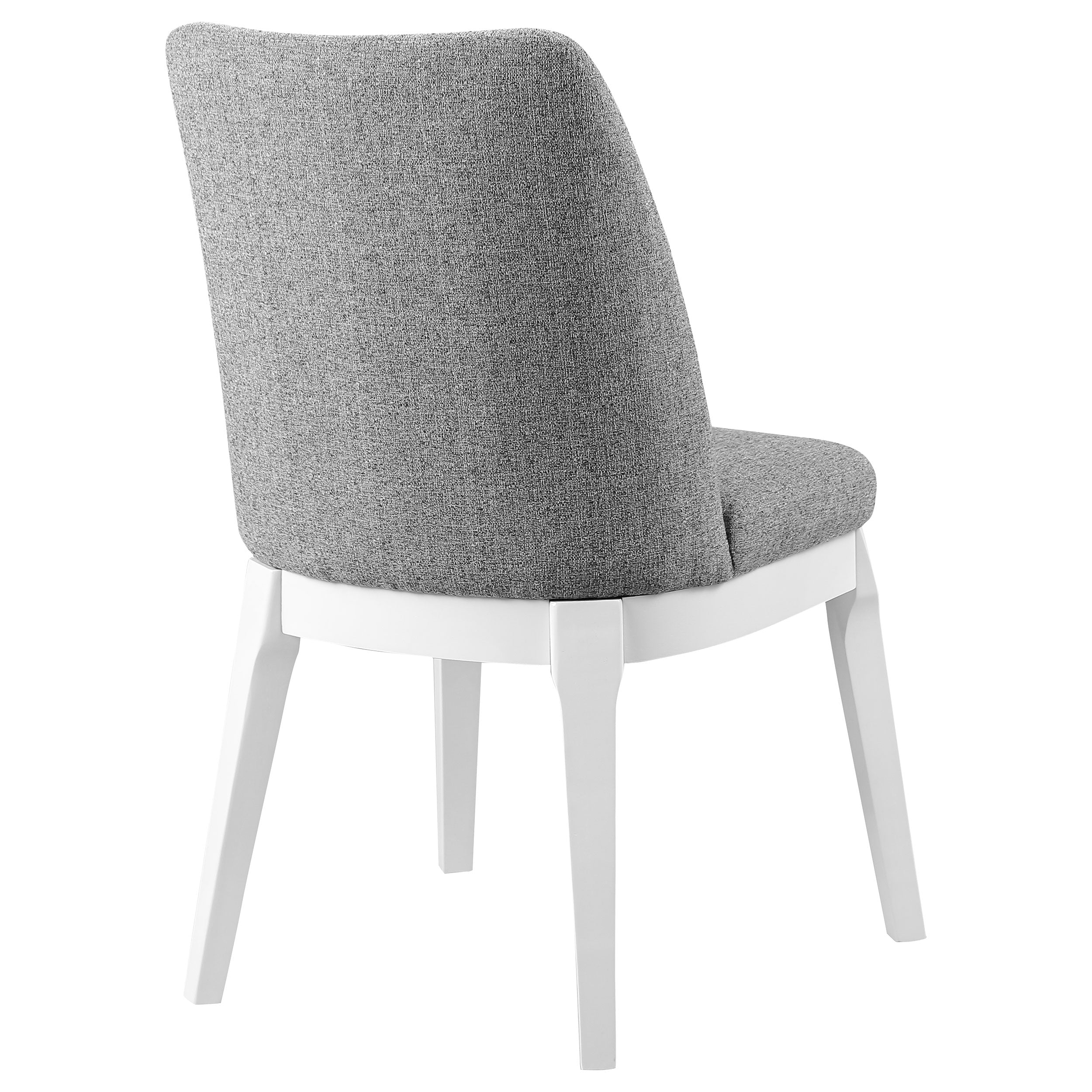 Carissa Upholstered Dining Side Chair Light Grey (Set of 2) — view 8