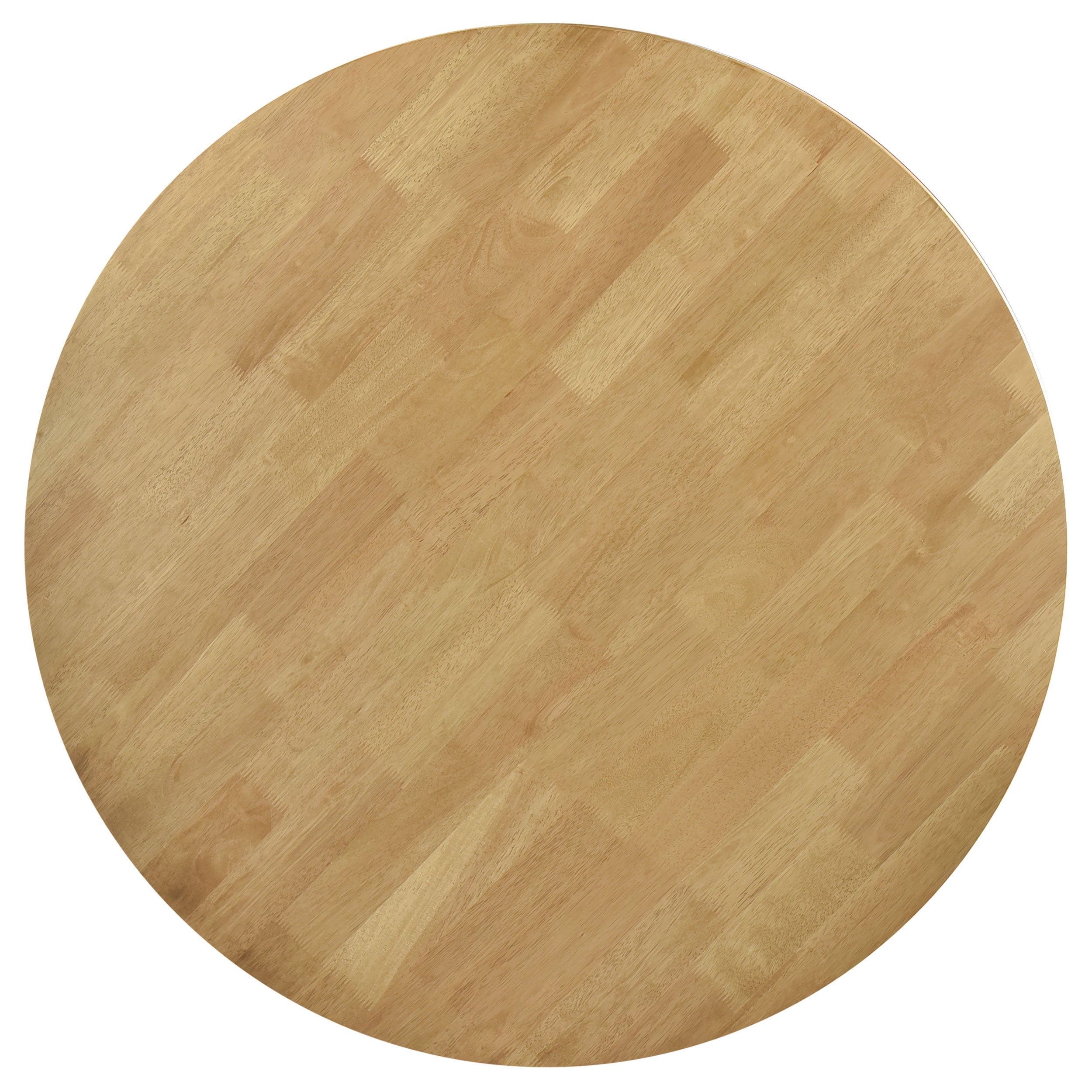 Elowen Round 42-inch Solid Wood Dining Table Light Walnut — view 4