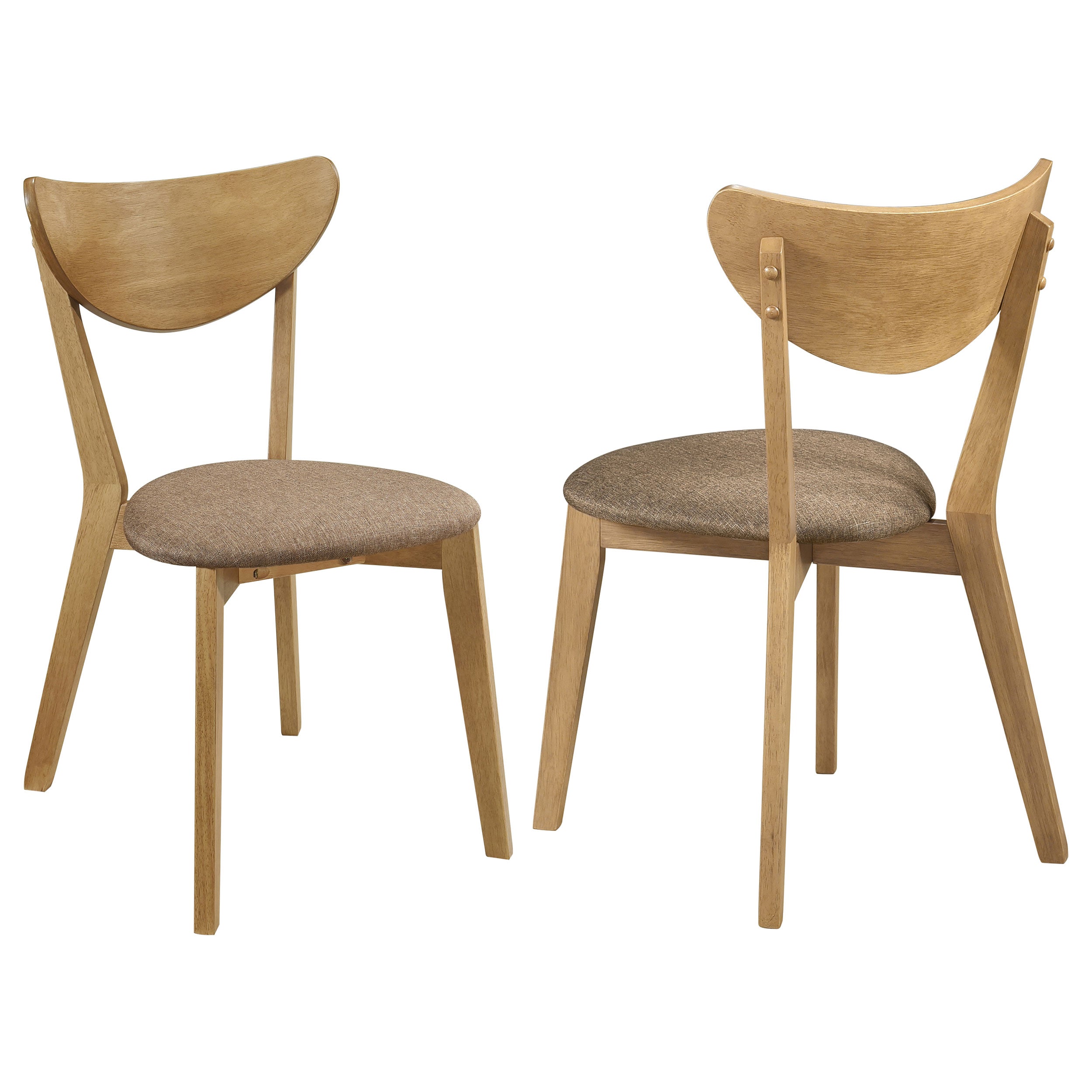 Elowen Wood Dining Side Chair Light Walnut (Set of 2) — view 1