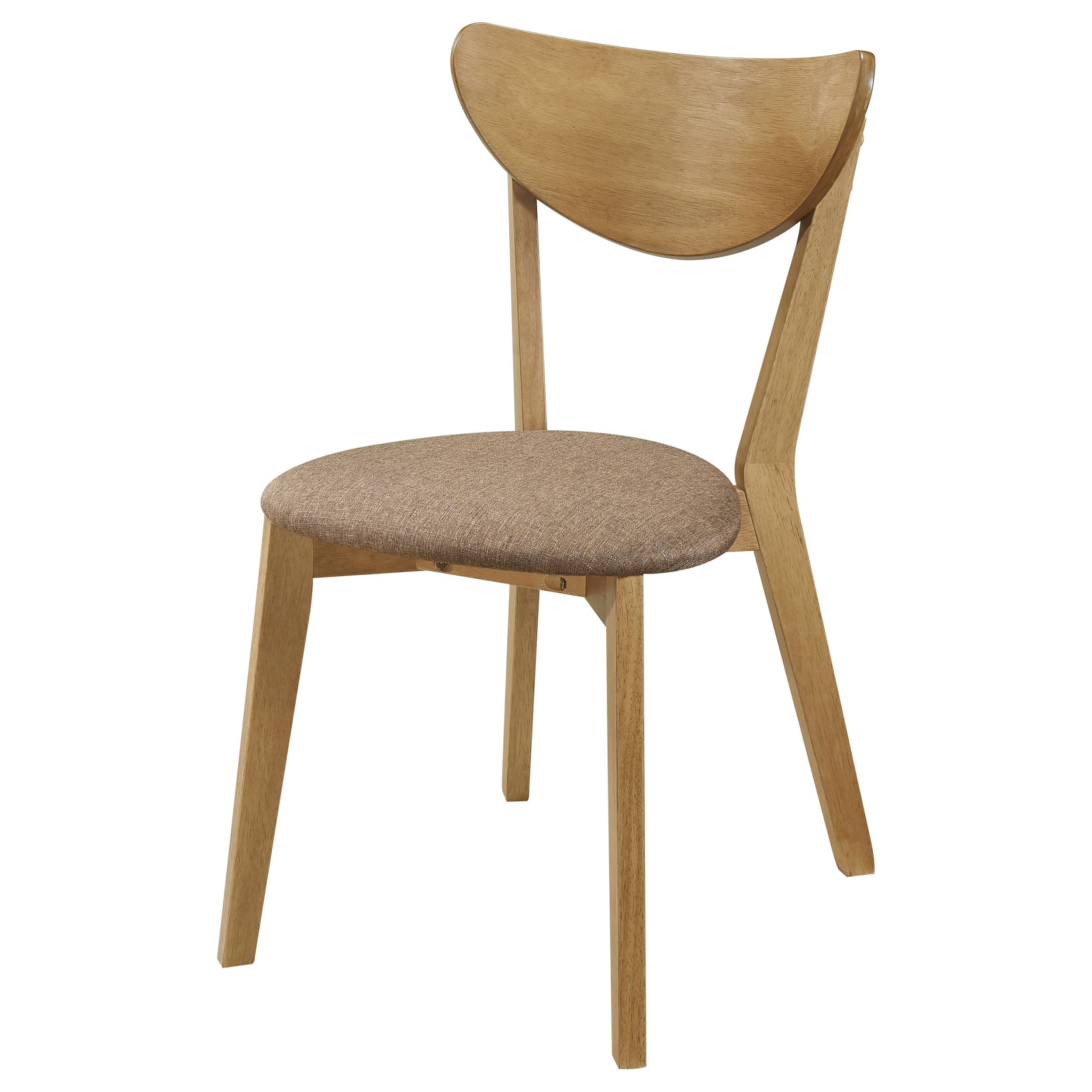 Elowen Wood Dining Side Chair Light Walnut (Set of 2) — view 5
