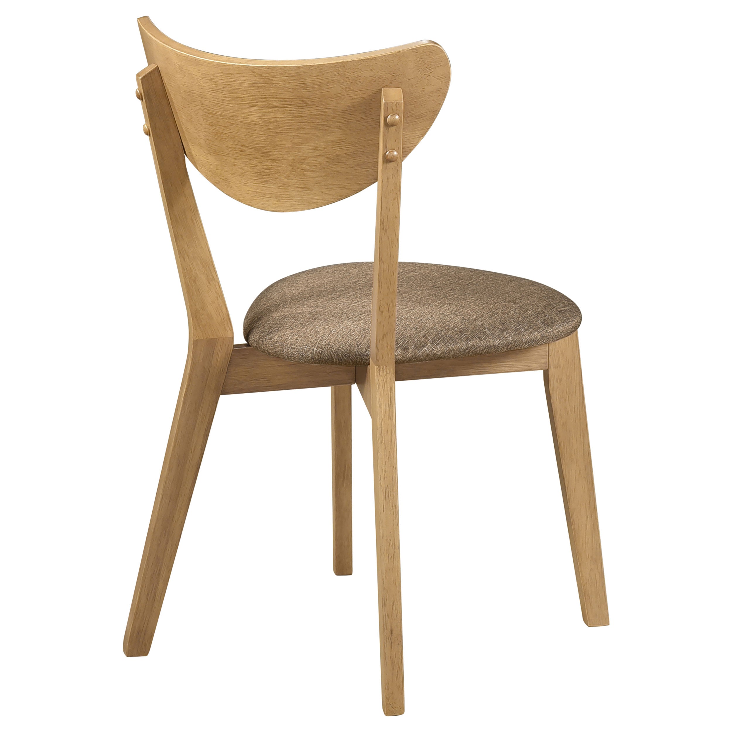 Elowen Wood Dining Side Chair Light Walnut (Set of 2) — view 8