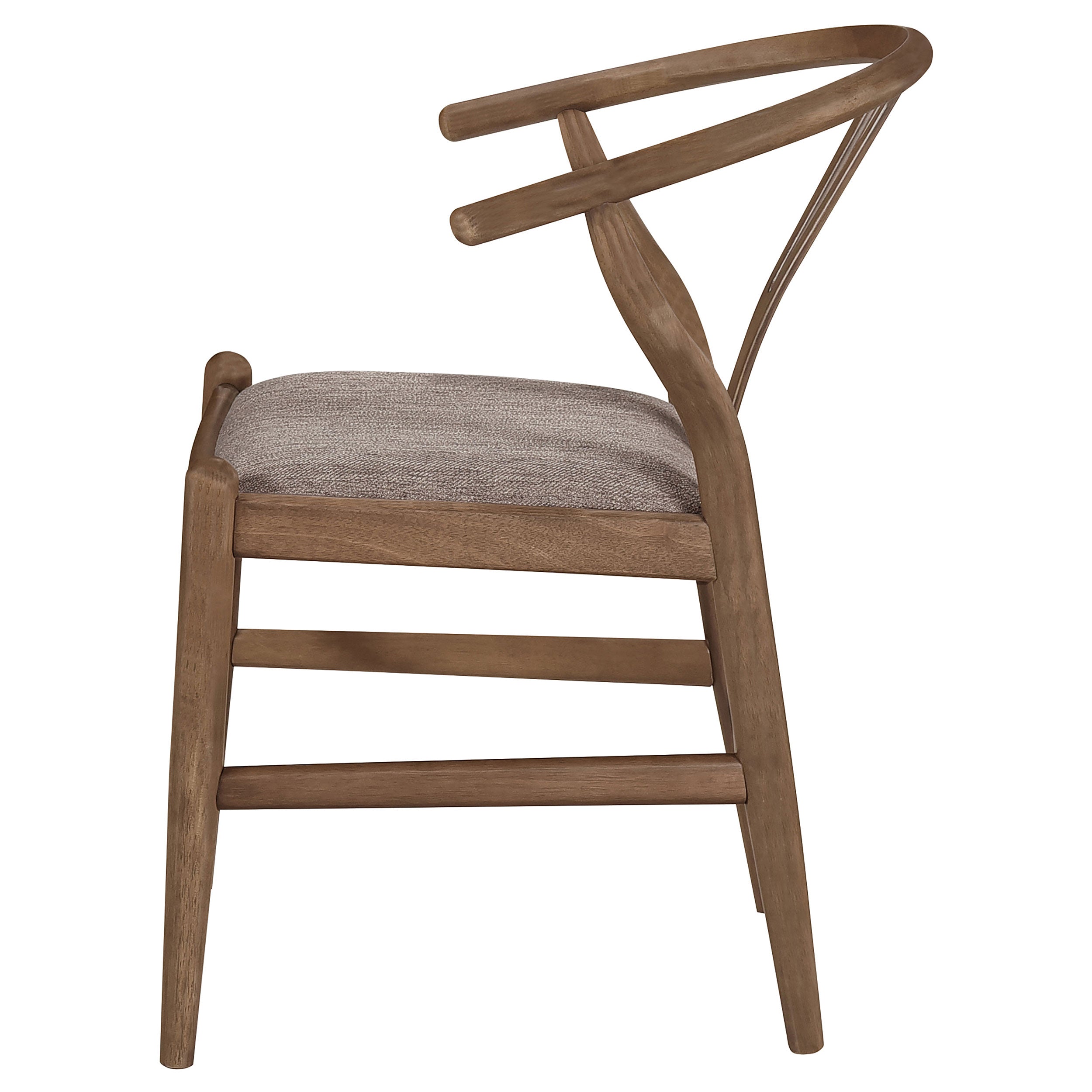 Dinah Wood Wishbone Dining Side Chair Walnut (Set of 2) — view 6