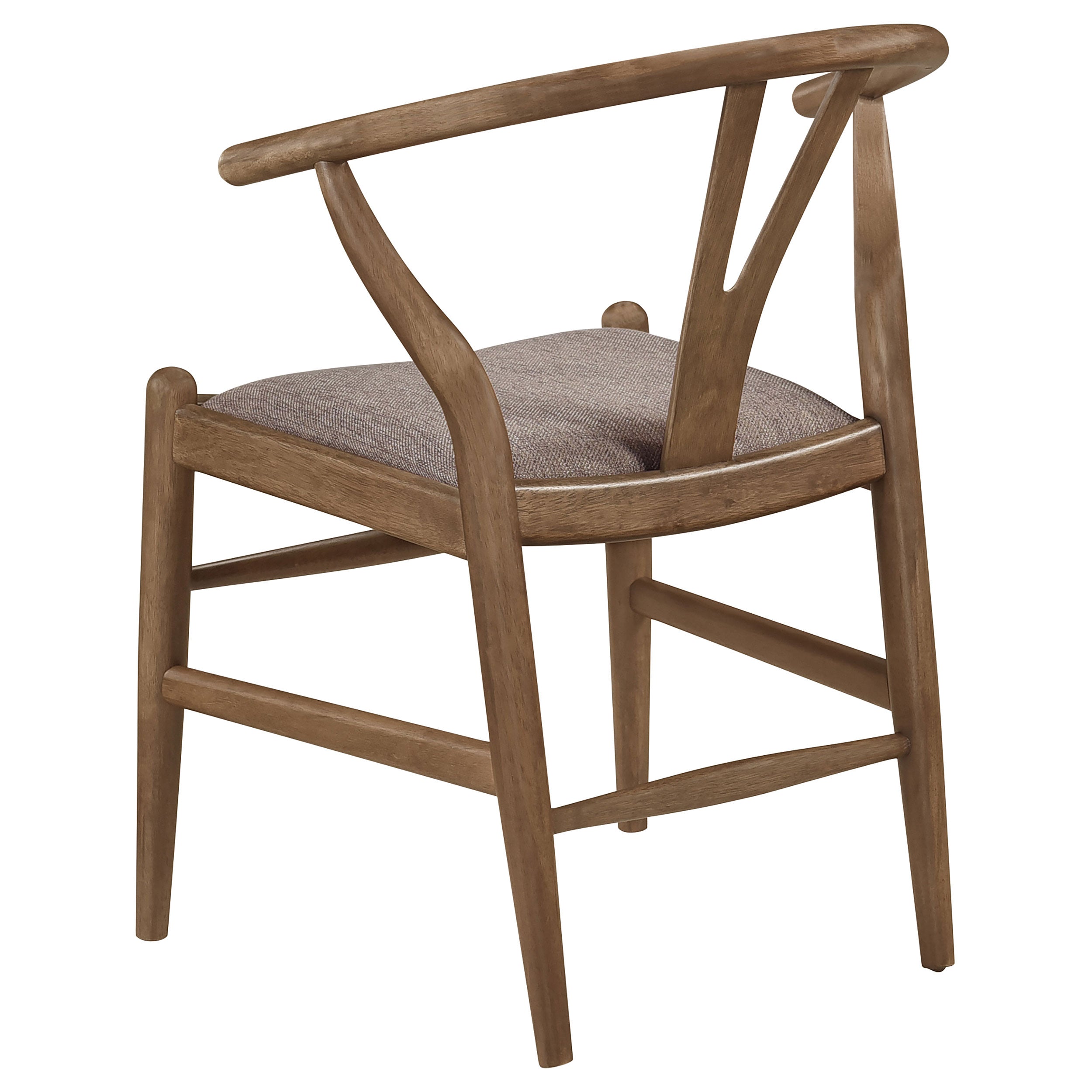 Dinah Wood Wishbone Dining Side Chair Walnut (Set of 2) — view 7