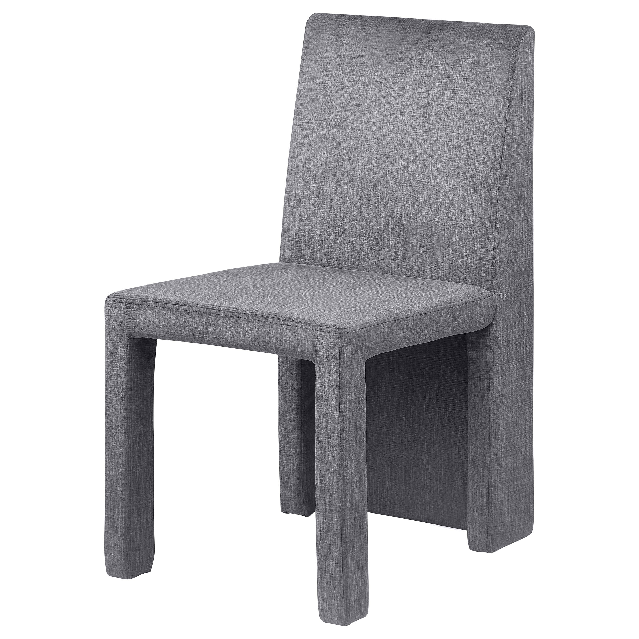 Tordera Velvet Upholstered Dining Side Chair Grey (Set of 2) — view 5