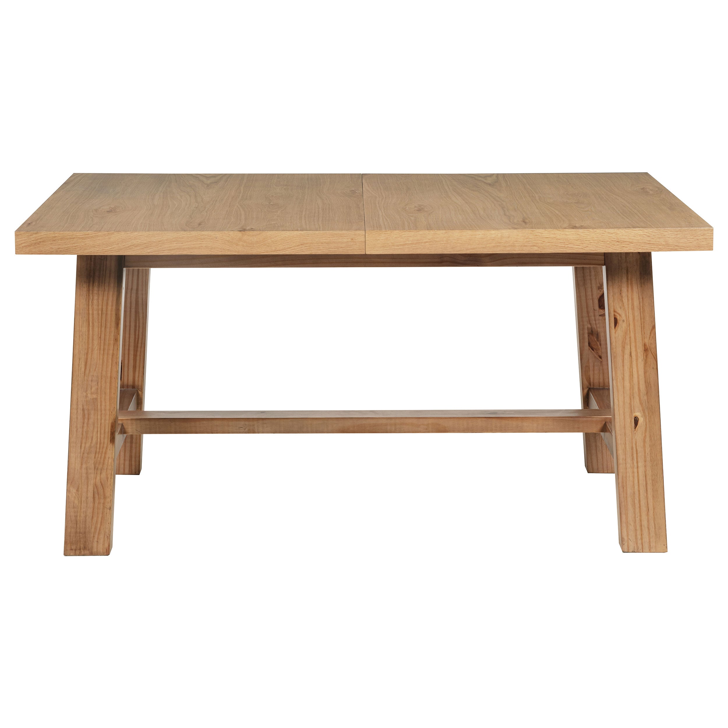 Middleton 76-inch Extension Leaf Dining Table Natural Brown — view 6
