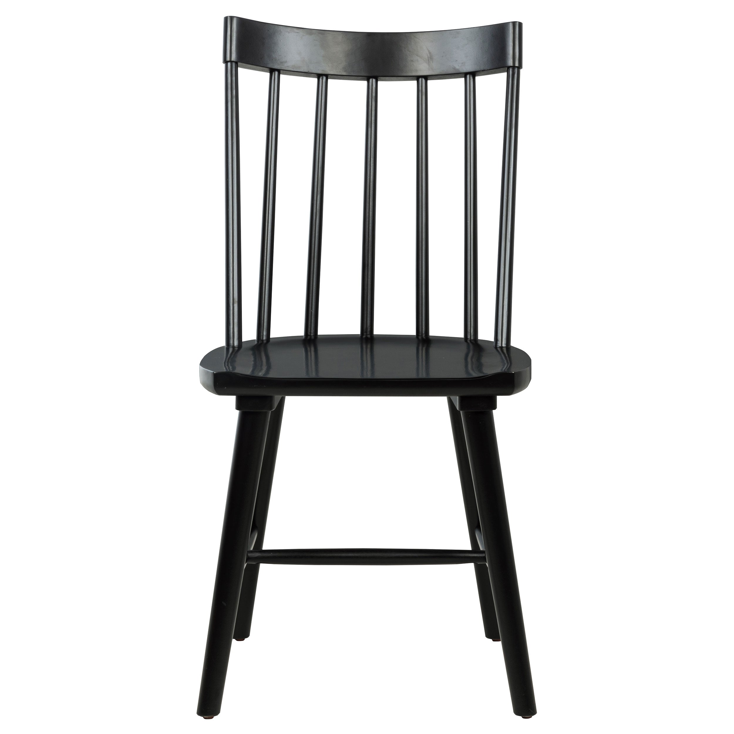 Middleton Solid Wood Dining Side Chair Black (Set of 2) — view 4