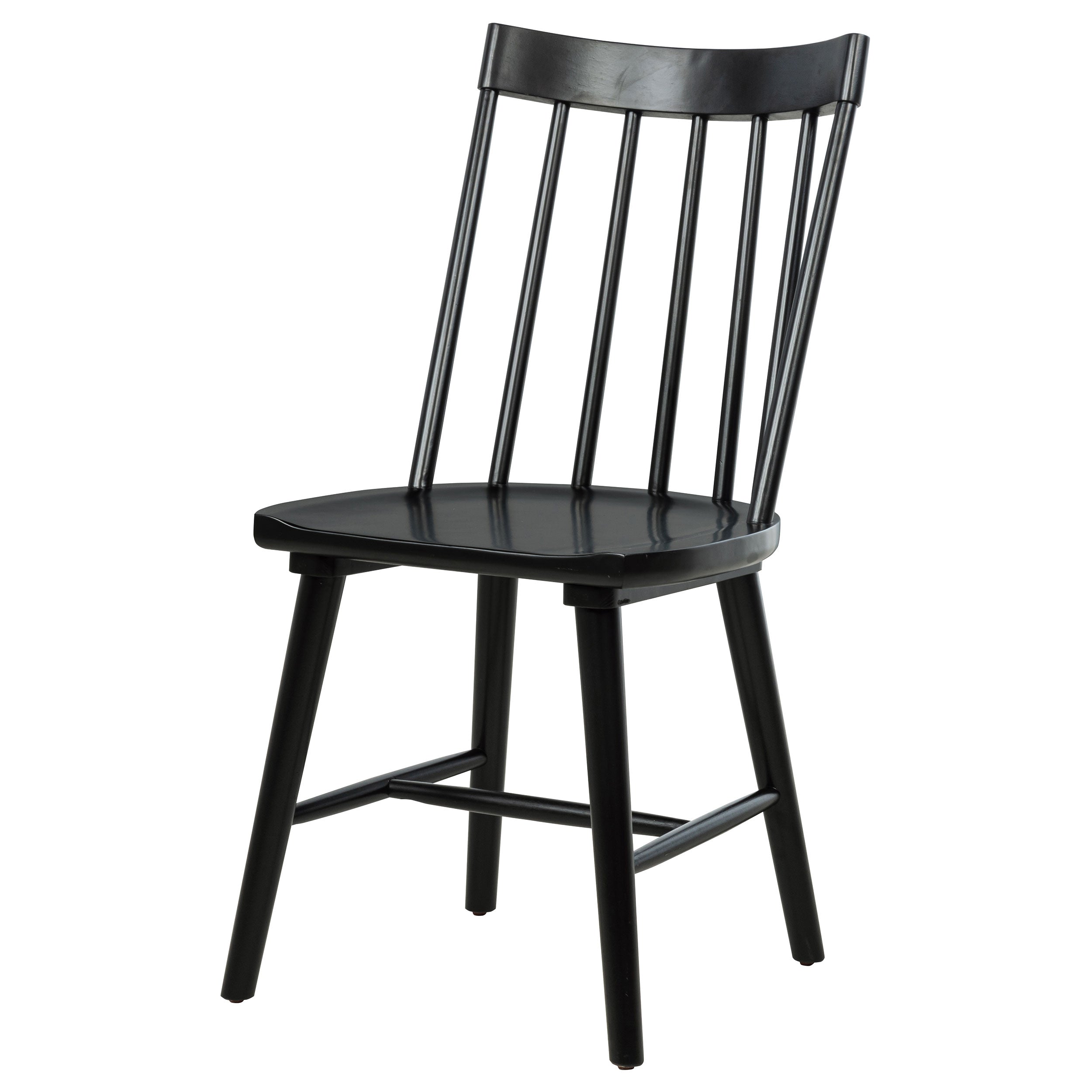 Middleton Solid Wood Dining Side Chair Black (Set of 2) — view 5