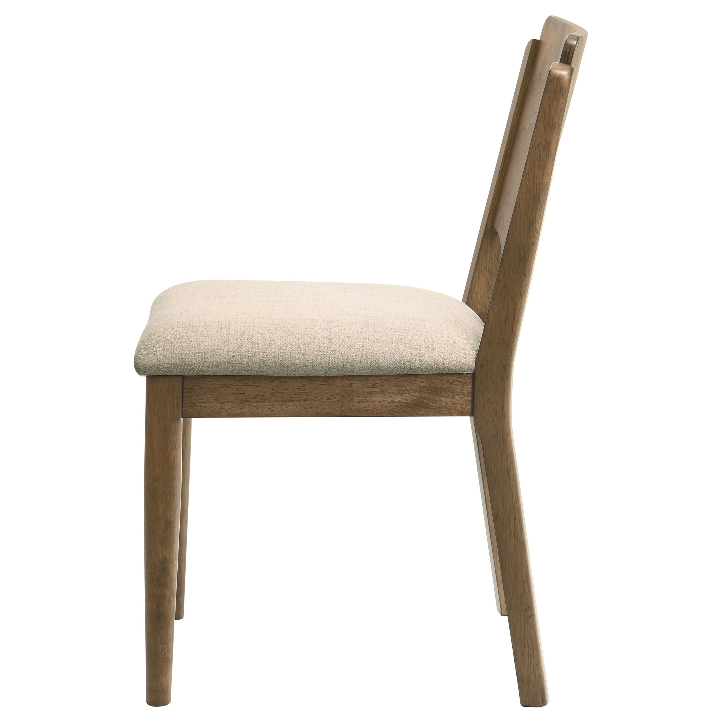 Crestmore Dining Chair Upholstered Seat Walnut (Set of 2) — view 6