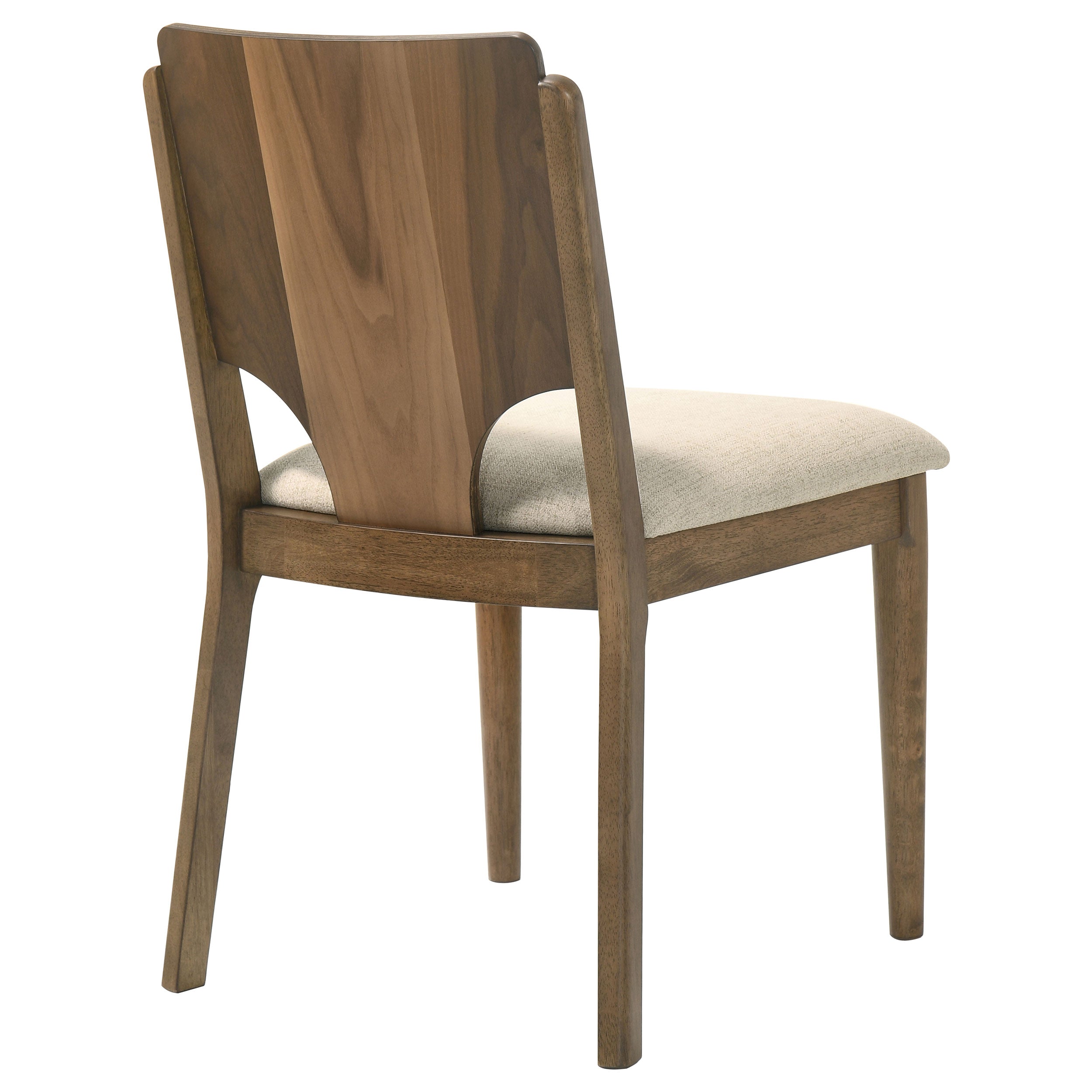 Crestmore Dining Chair Upholstered Seat Walnut (Set of 2) — view 8
