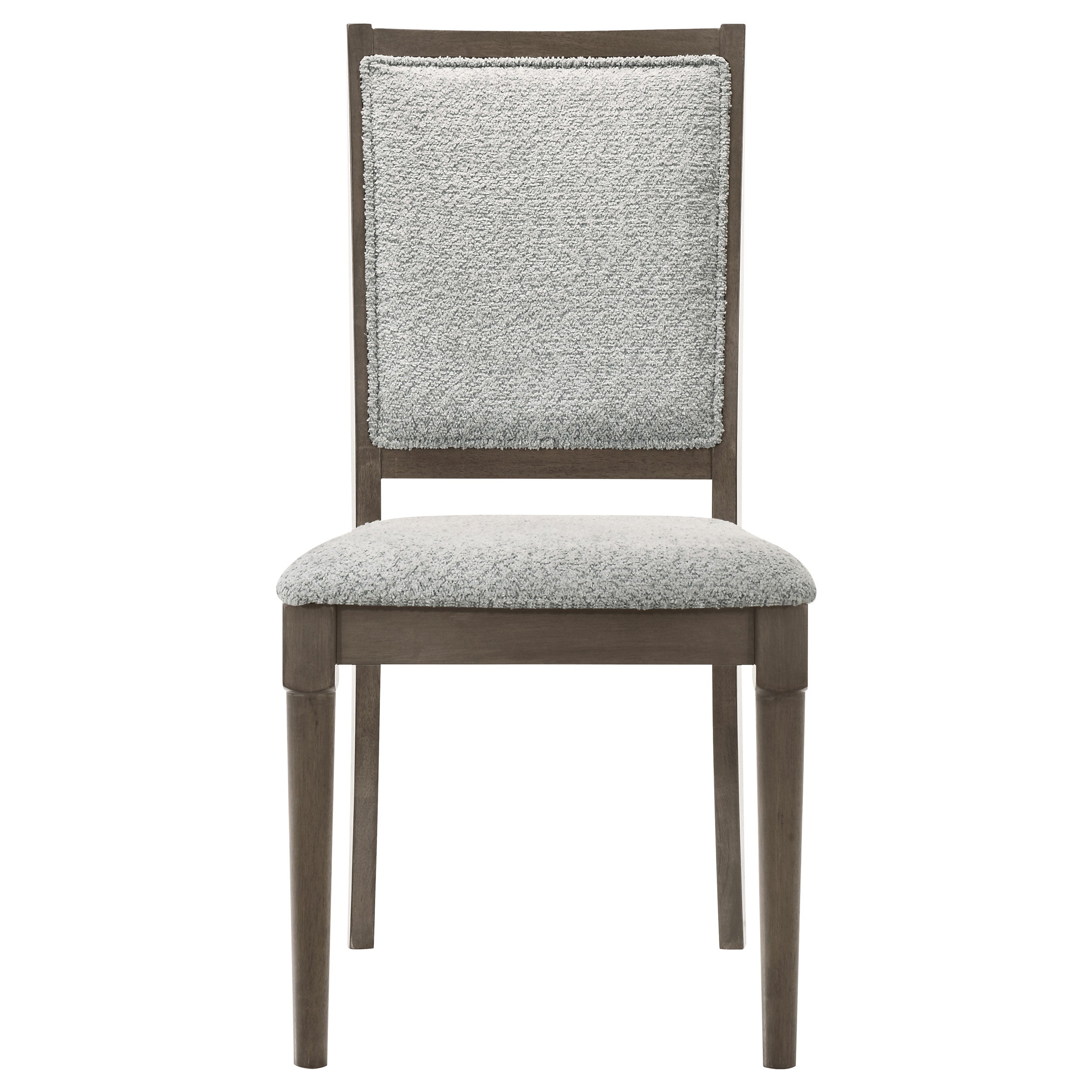 Onslow Upholstered Dining Side Chair Dark Brown (Set of 2) — view 4