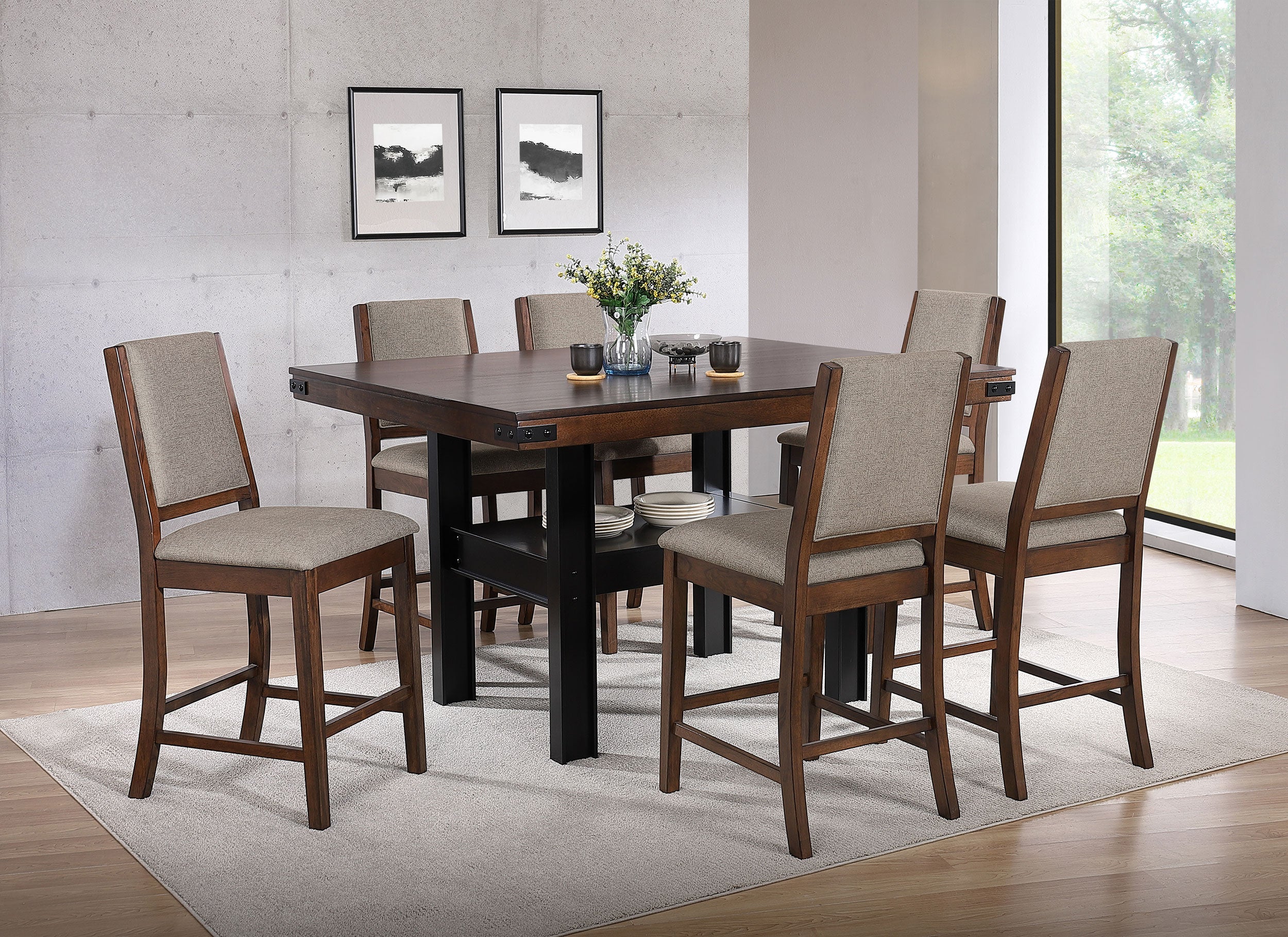 Patterson 60-inch Counter Height Dining Table Mango Oak — view 9