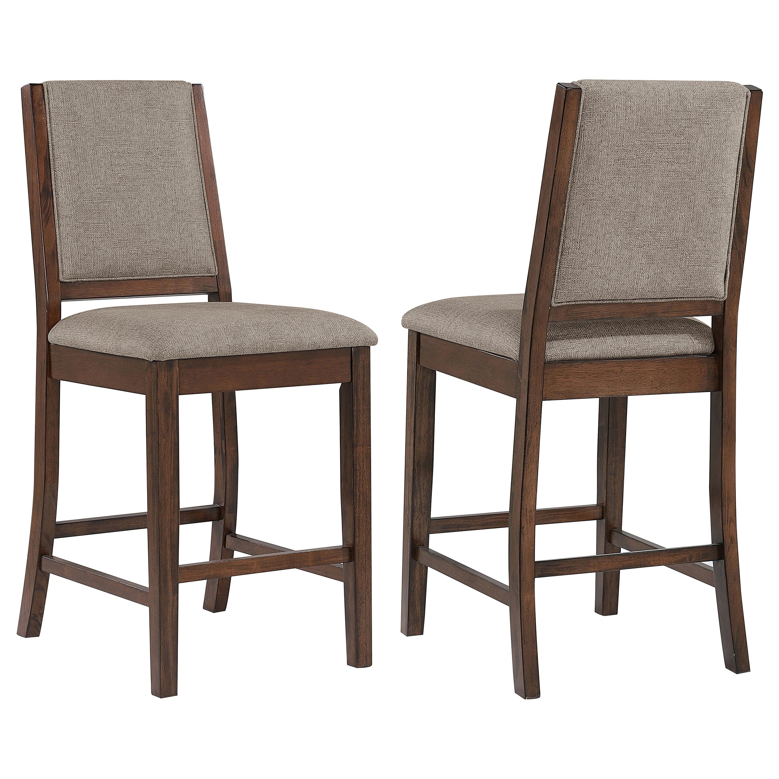 Patterson Upholstered Counter Chair Mango Oak (Set of 2) — view 1