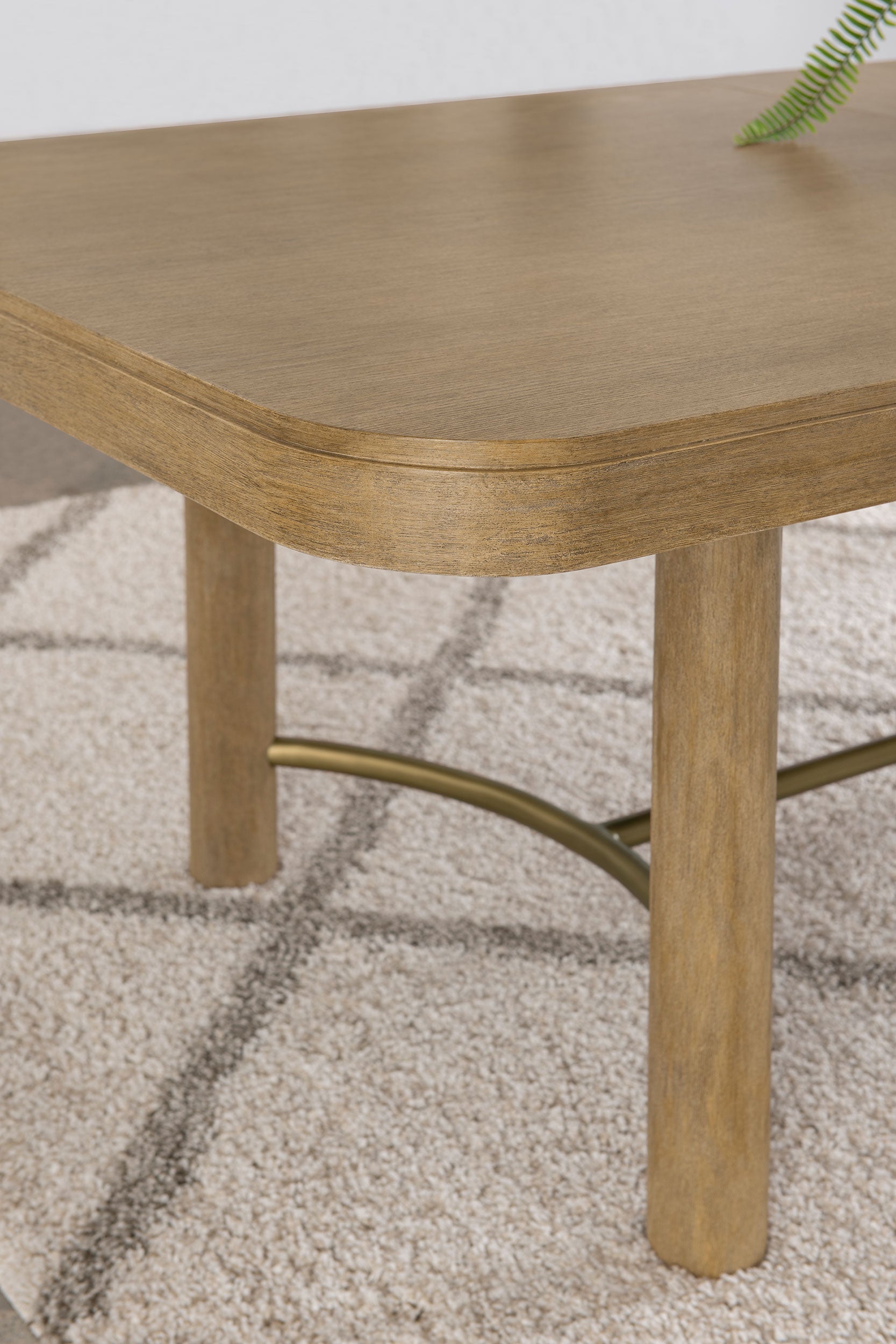 Arini 104-inch Extension Leaf Dining Table Sand Wash — view 13
