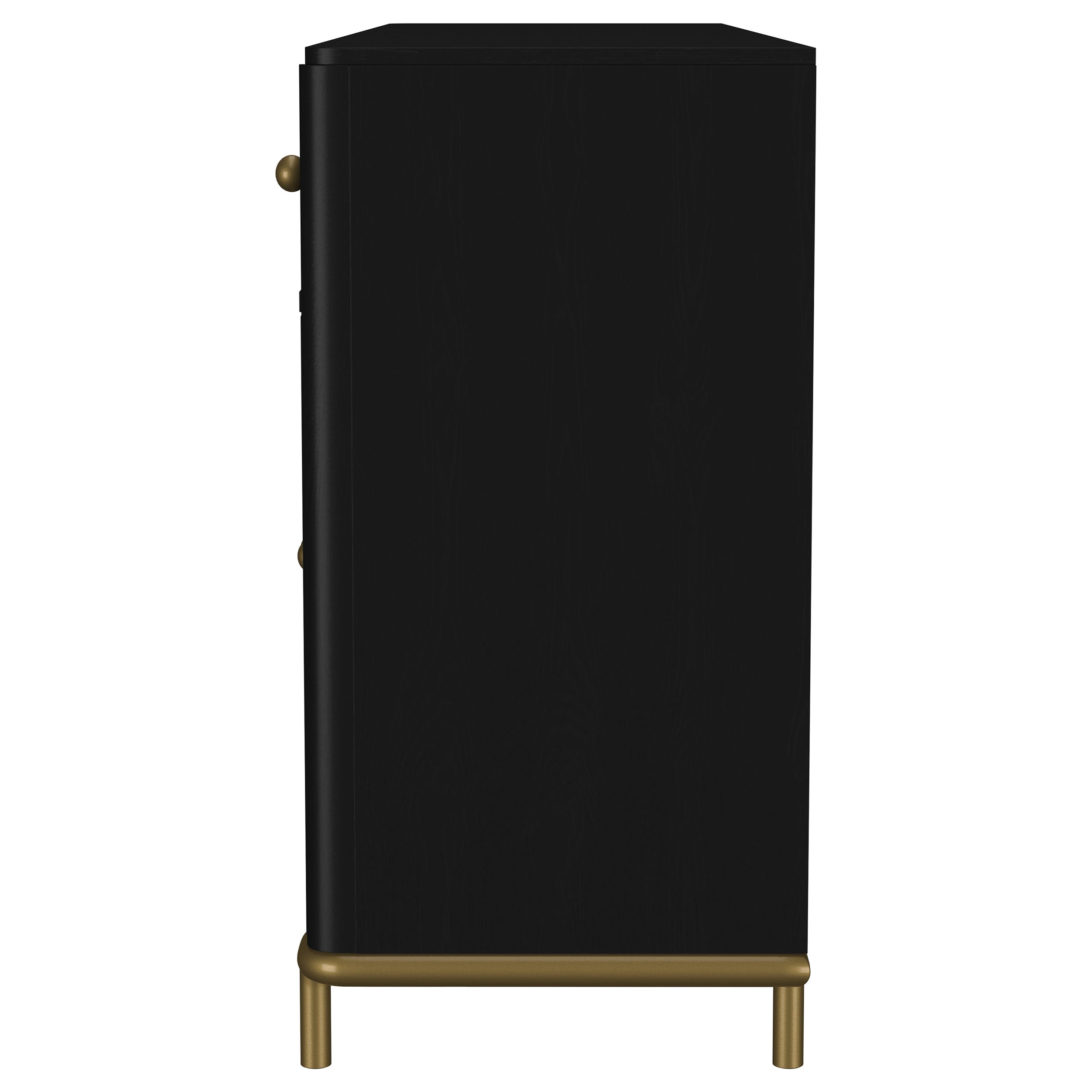 Arini 2-drawer Cane Door Dining Sideboard Server Black — view 6