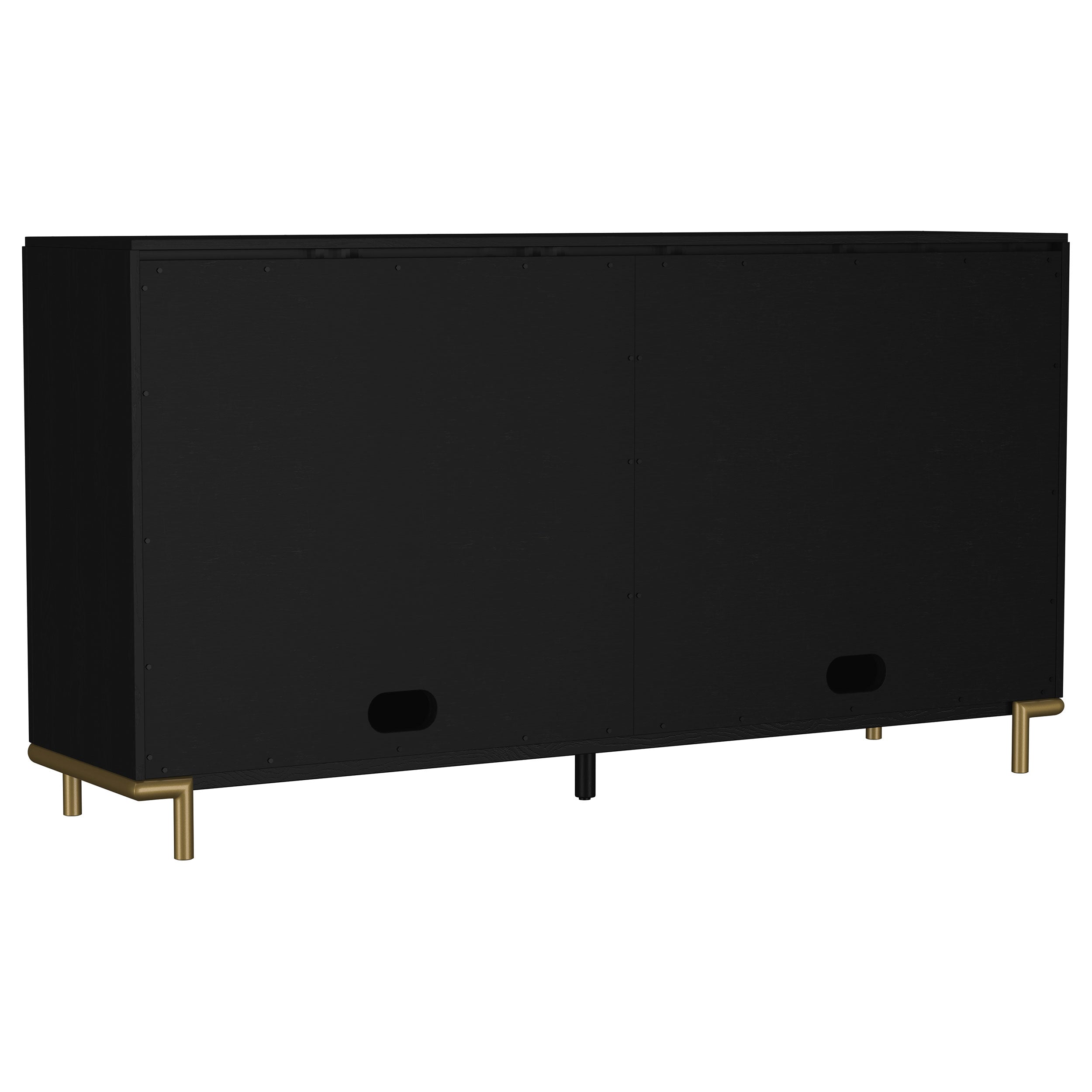 Arini 2-drawer Cane Door Dining Sideboard Server Black — view 7