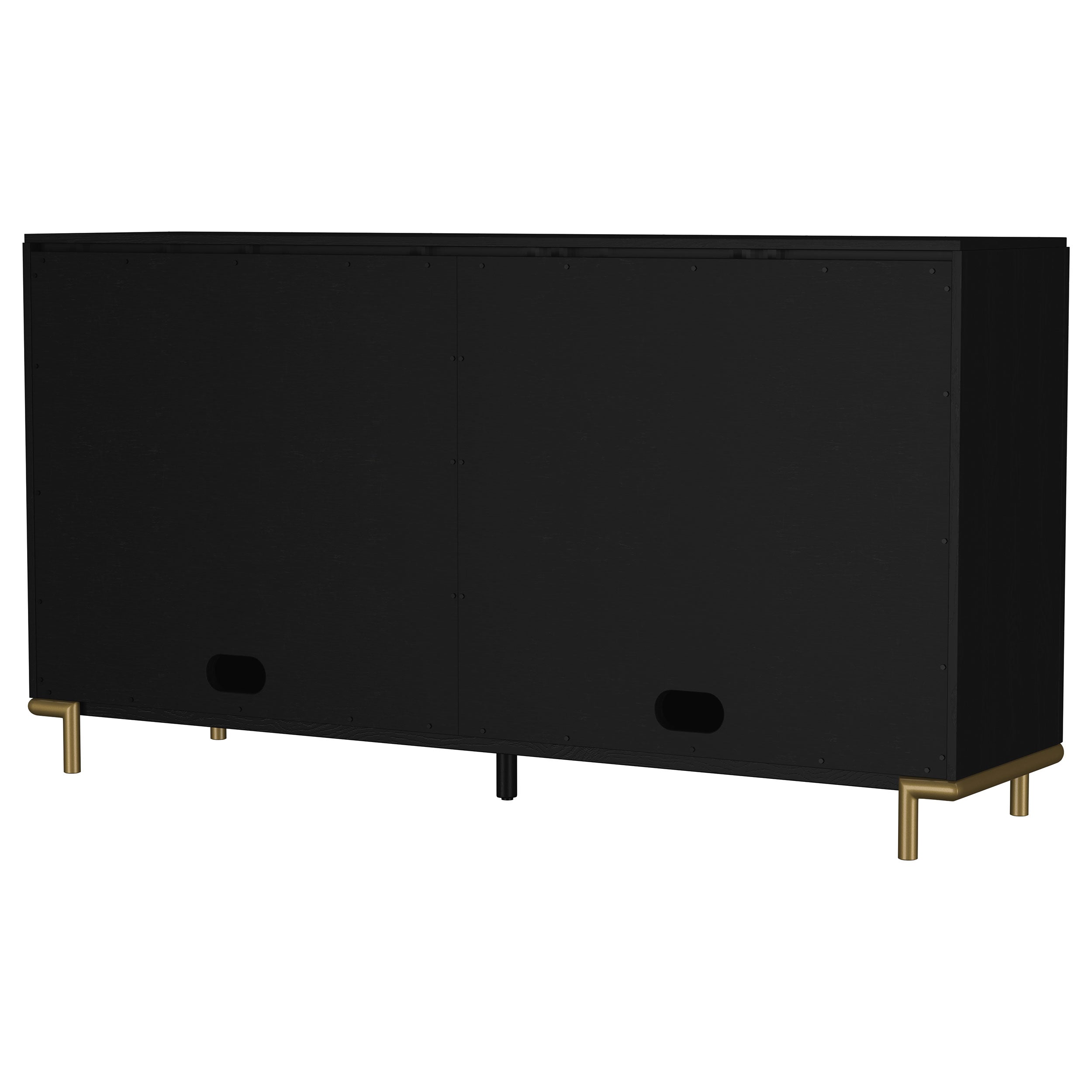 Arini 2-drawer Cane Door Dining Sideboard Server Black — view 9