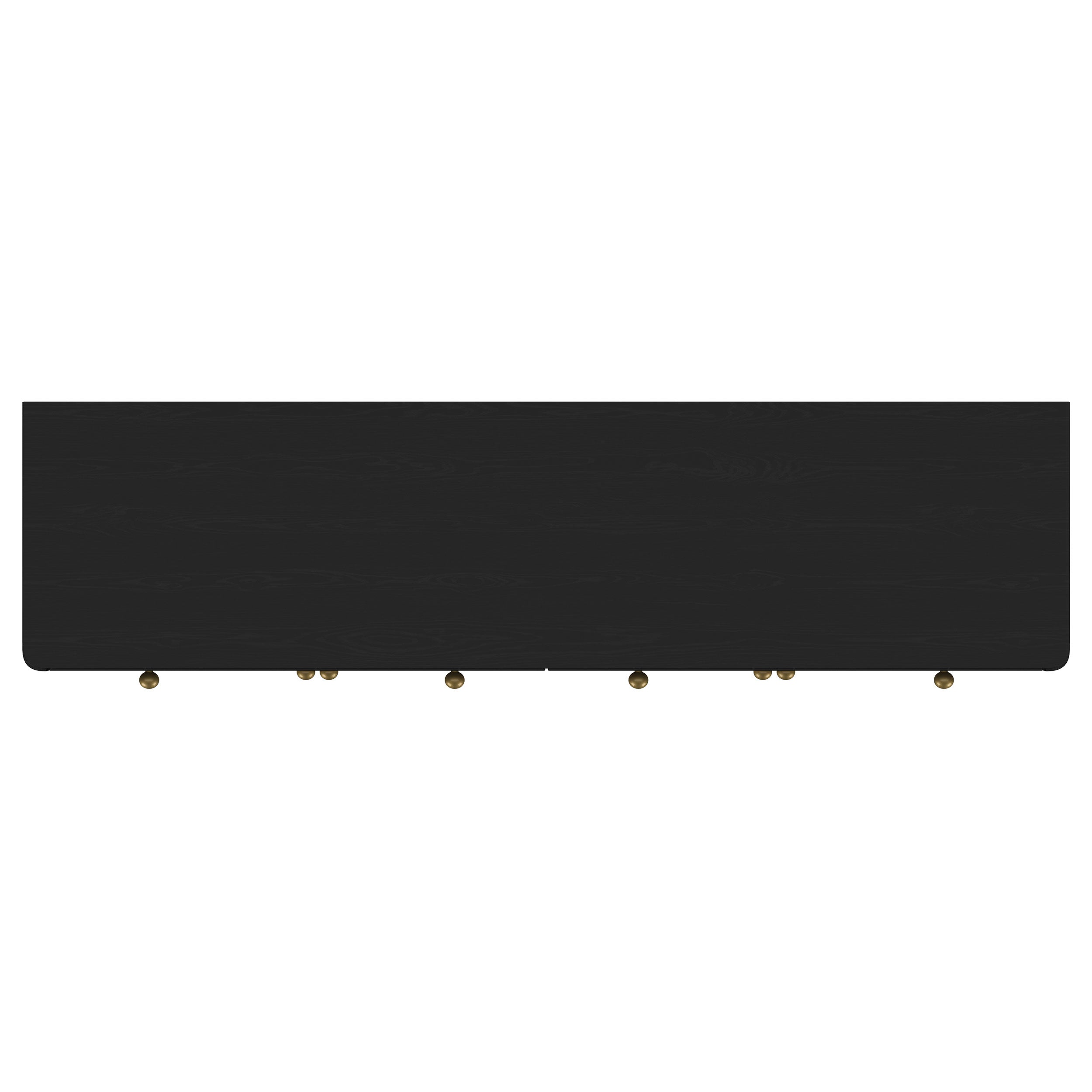 Arini 2-drawer Cane Door Dining Sideboard Server Black — view 11