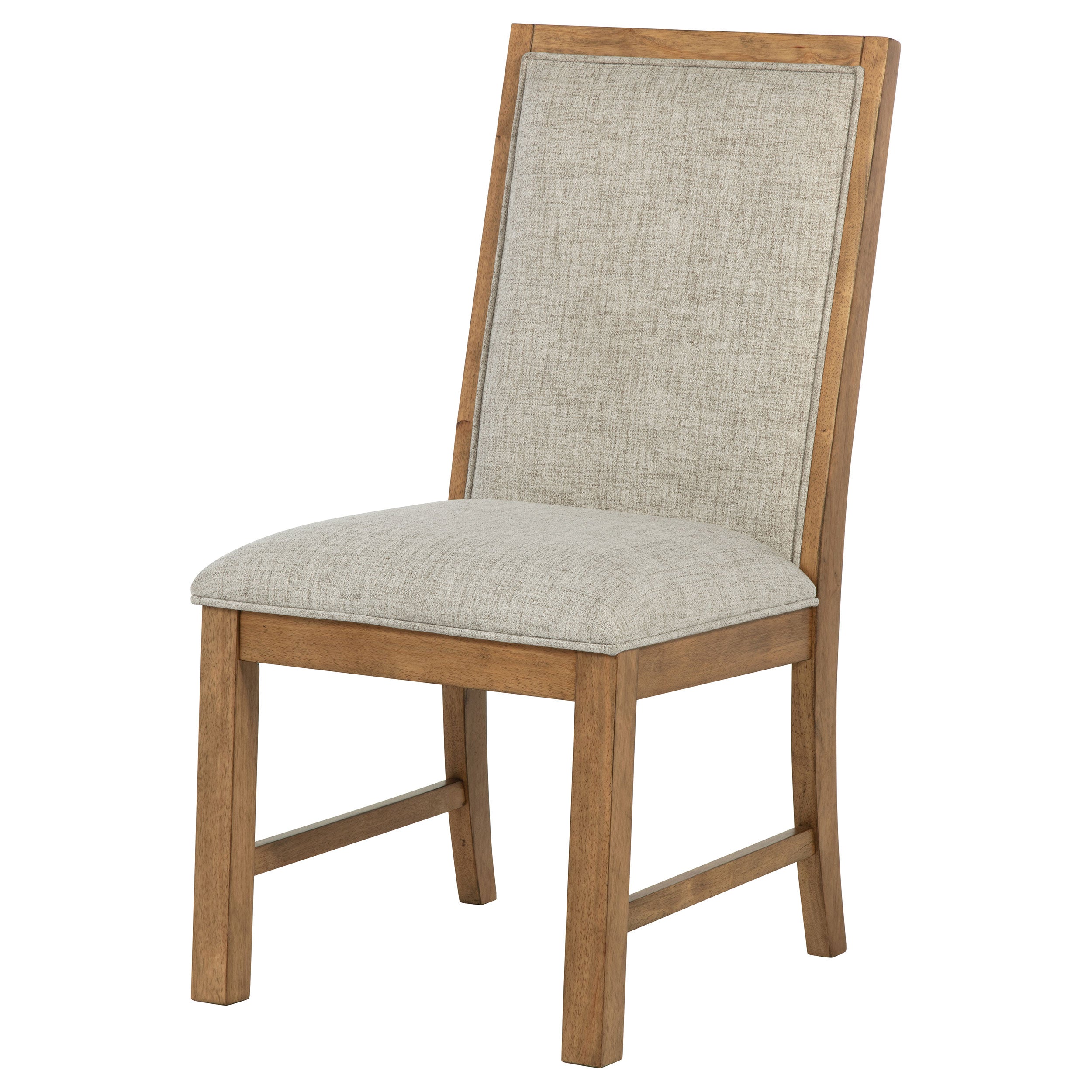 Bruner Upholstered Side Chair Natural Brown (Set of 2) — view 5