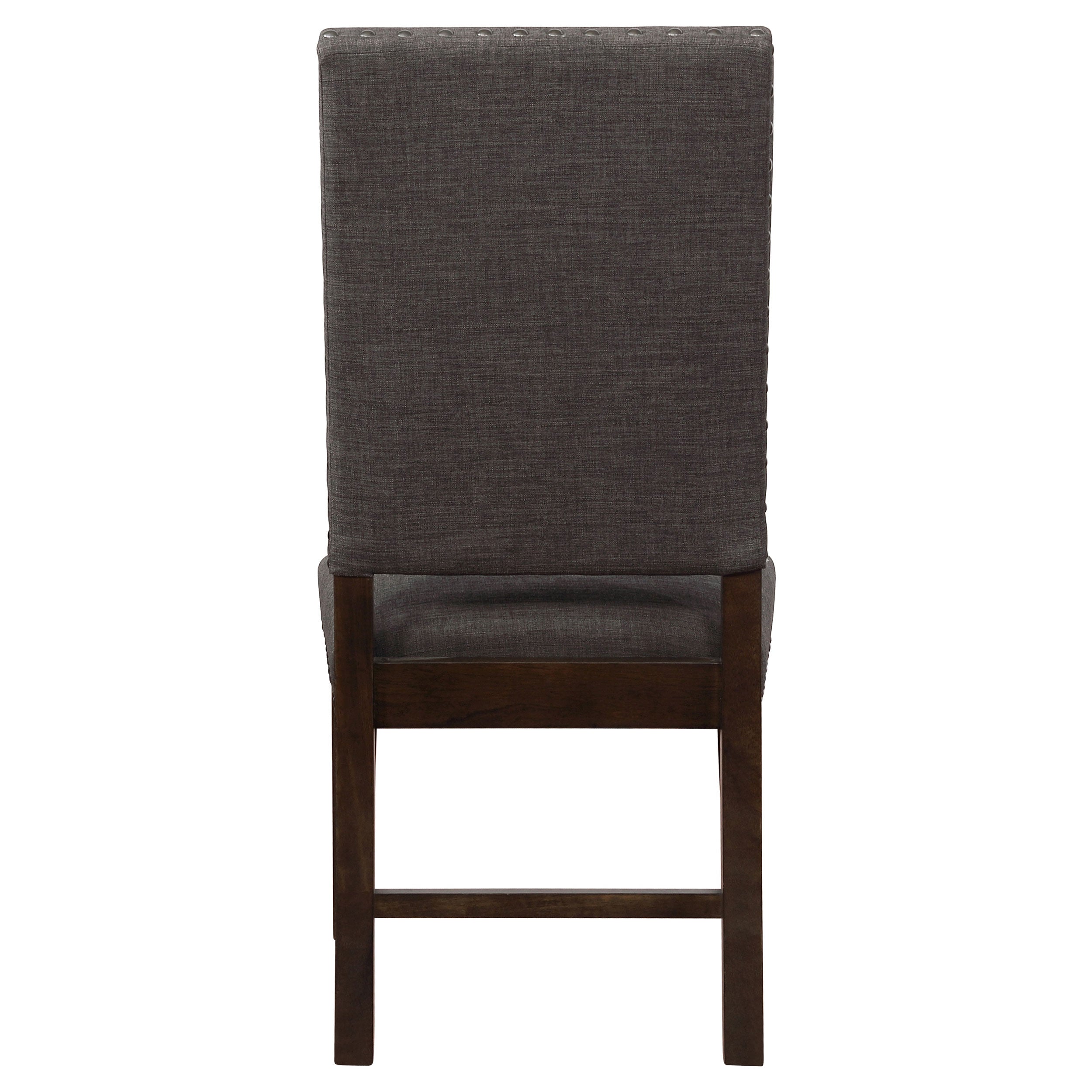 Twain Upholstered Dining Side Chair Warm Grey (Set of 2) — view 8