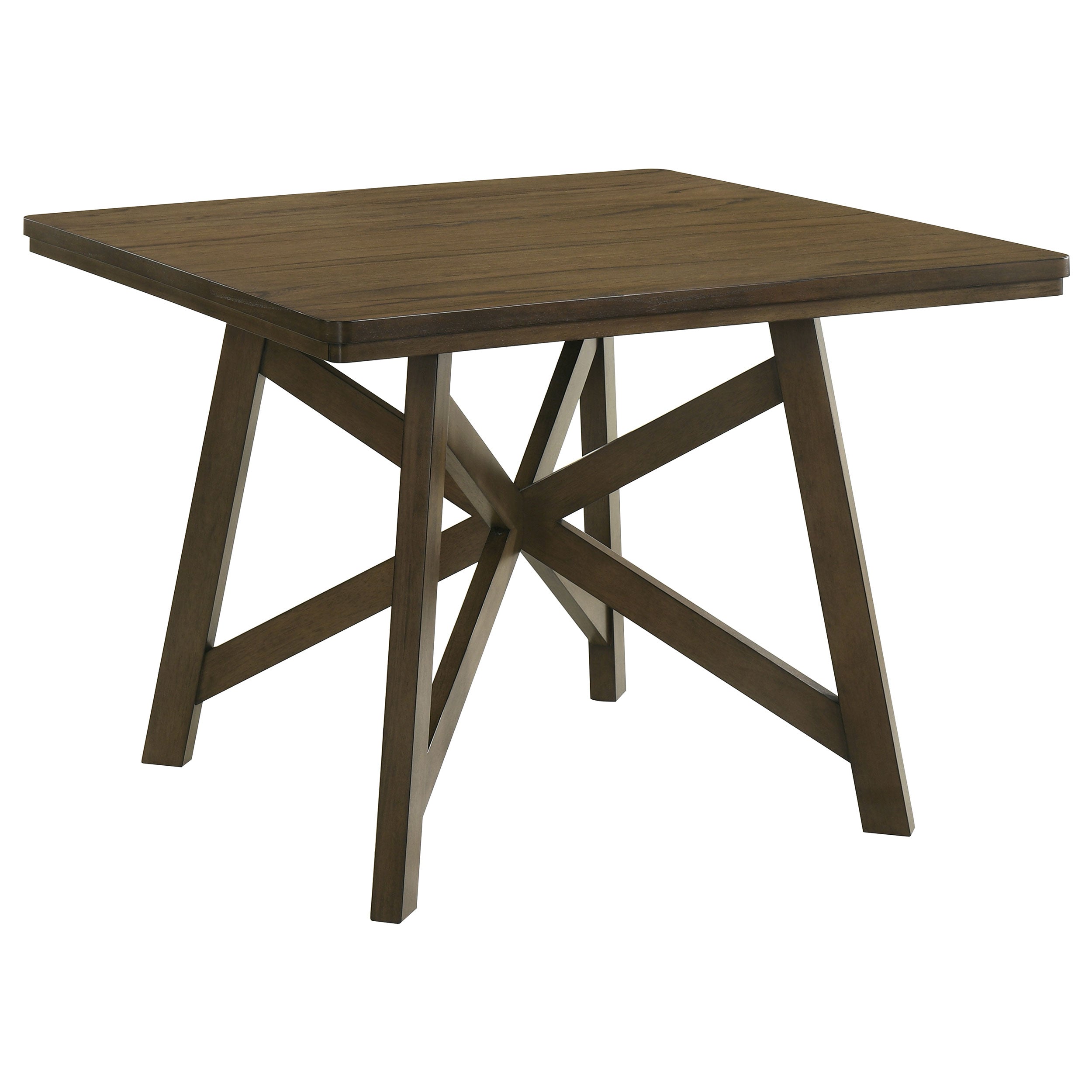 Canfield 47-inch Square Counter Height Dining Table Brown — view 1