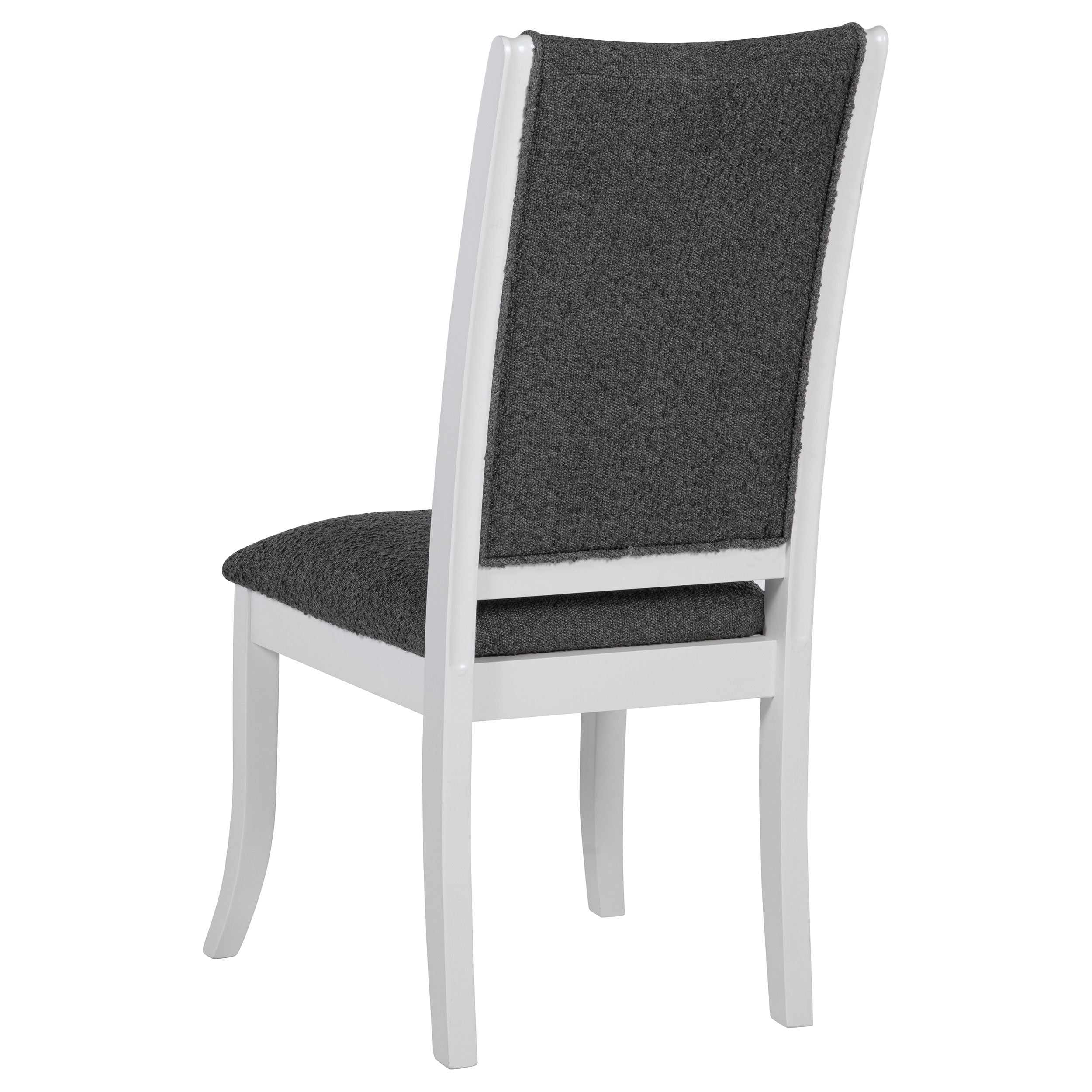 Judd Upholstered Dining Side Chair Pearl White (Set of 2) — view 7
