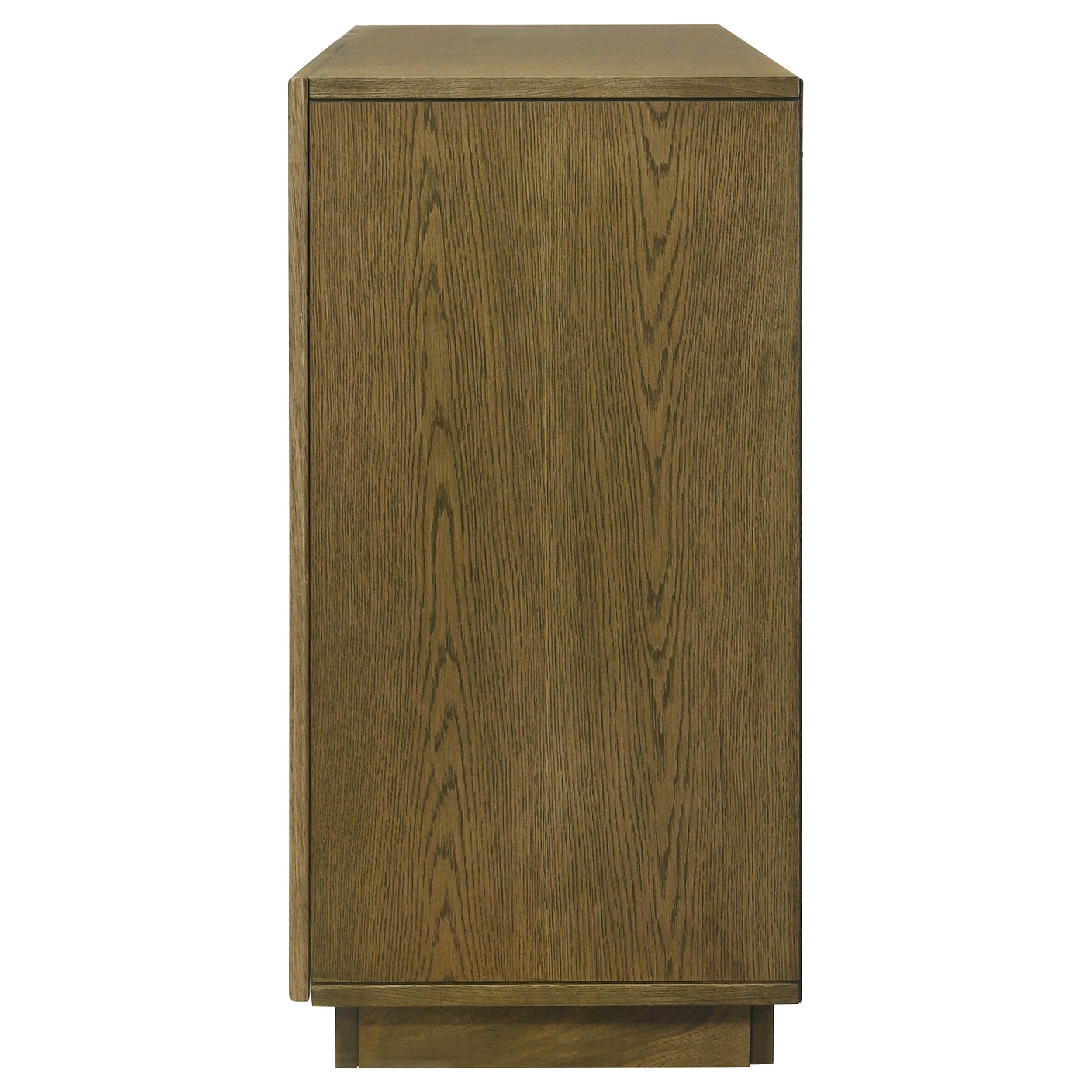 Castlewood 71-inch Dining Sideboard Buffet Server Brown Oak — view 6