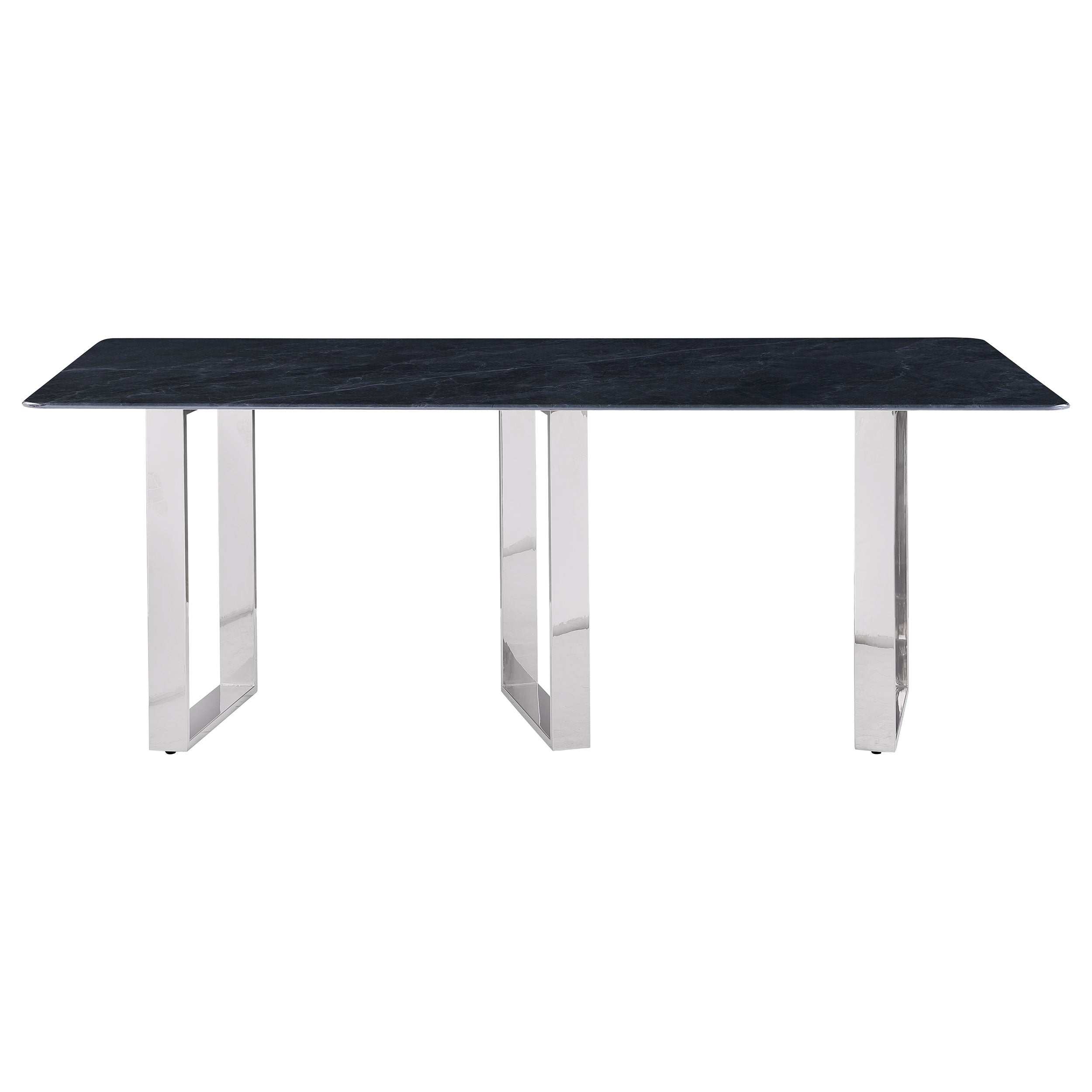 Desden 79-inch Rectangular Sintered Stone Dining Table Grey — view 3