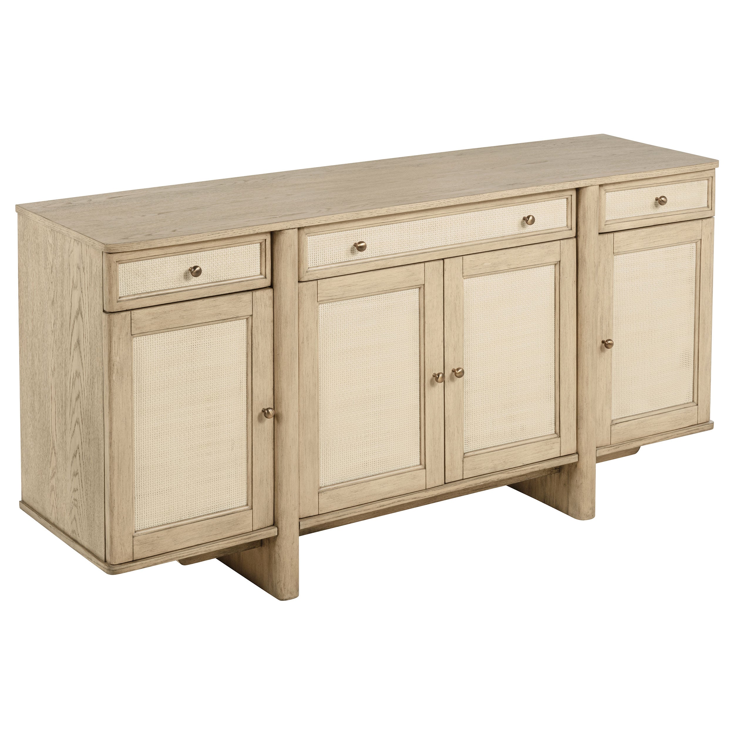 Kailani 10-piece Wood Dining Set with Sideboard Beige Oak — view 11