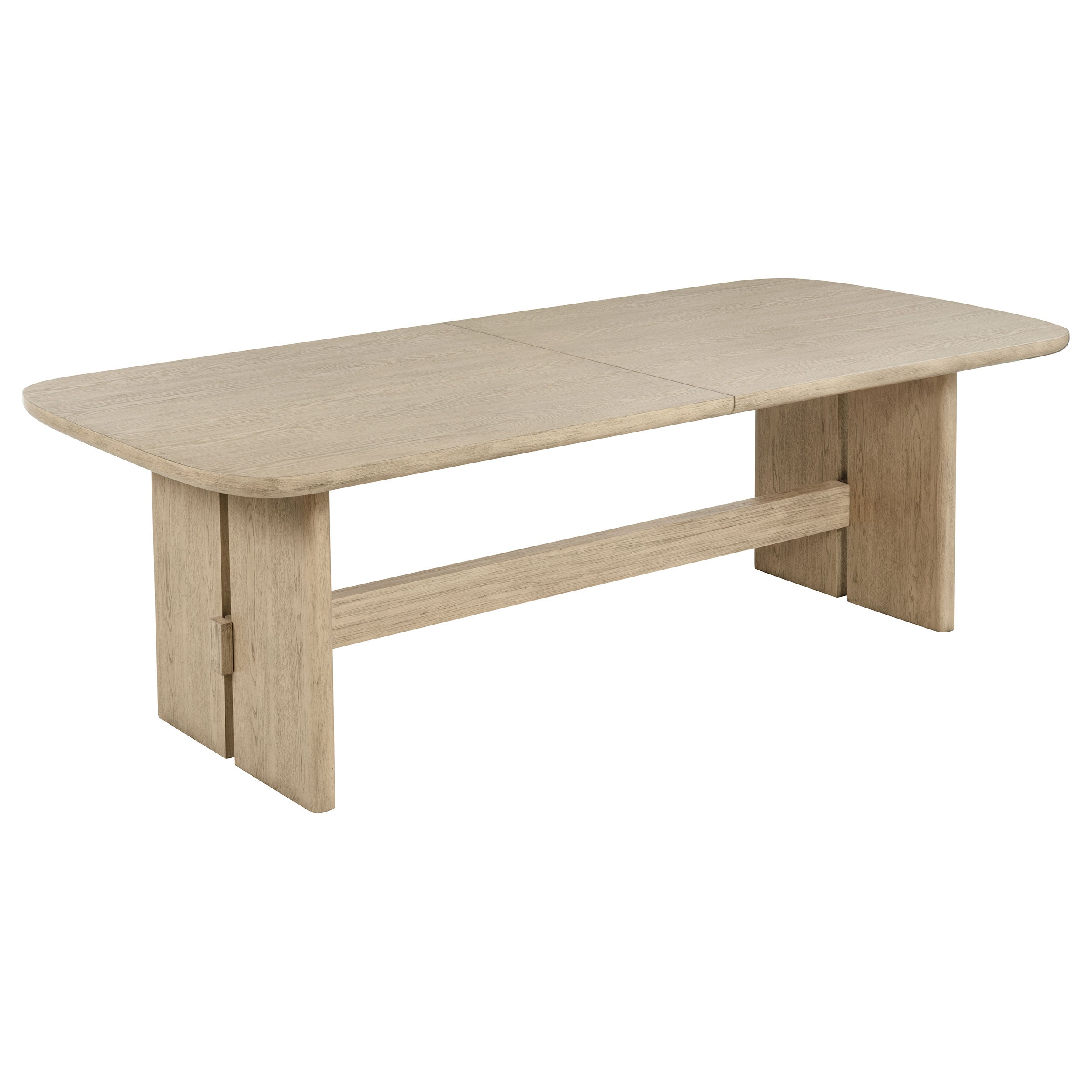Kailani 9-piece Rectangular Wood Dining Table Set Beige Oak — view 3