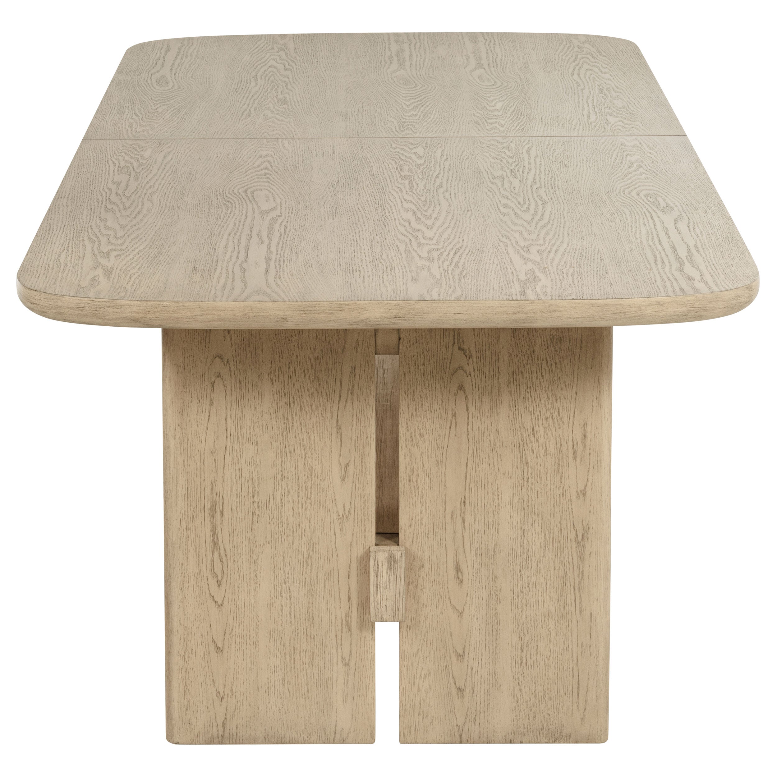 Kailani 110-inch Rectangular Wood Dining Table Beige Oak — view 5