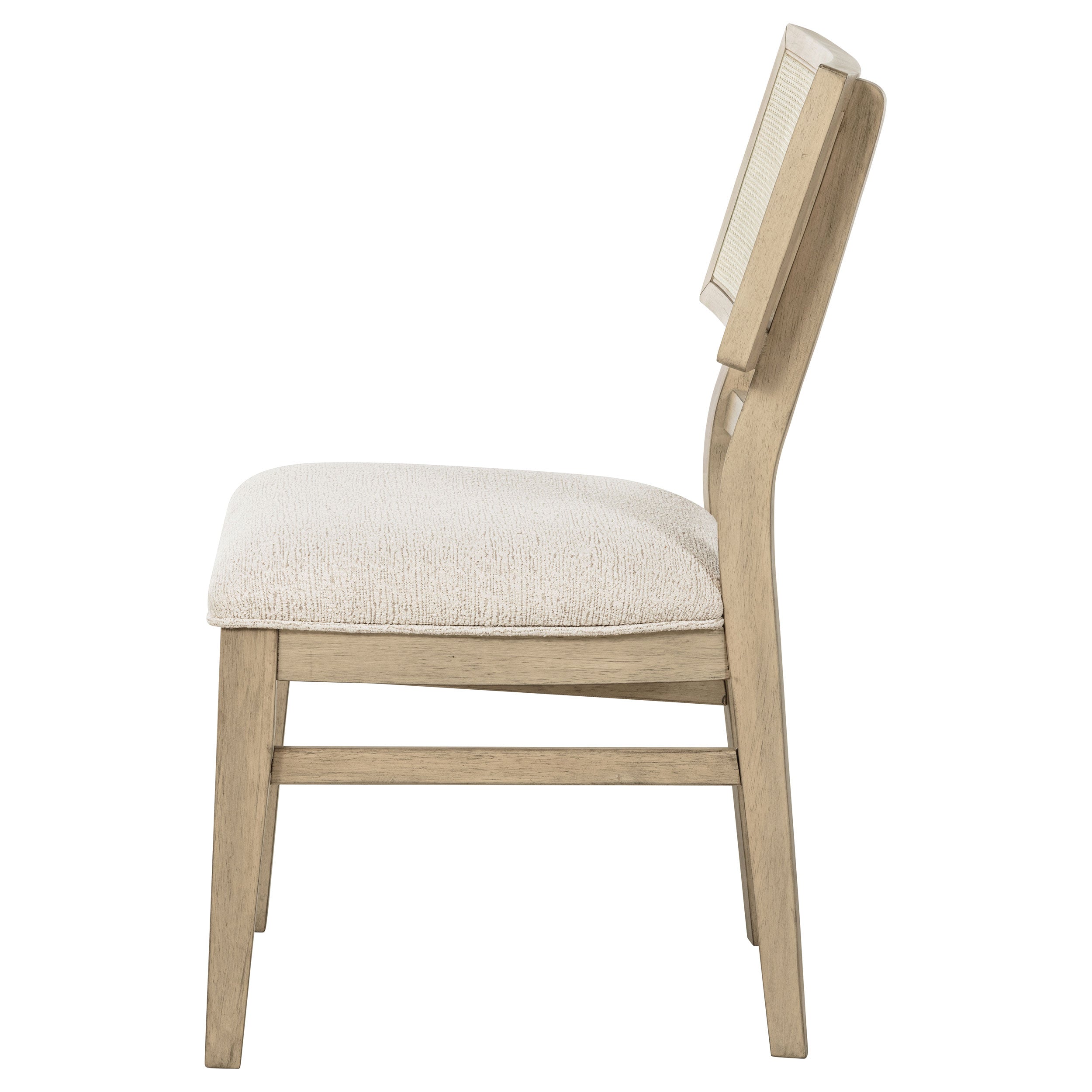 Kailani Rattan Cane Dining Side Chair Beige Oak (Set of 2) — view 6