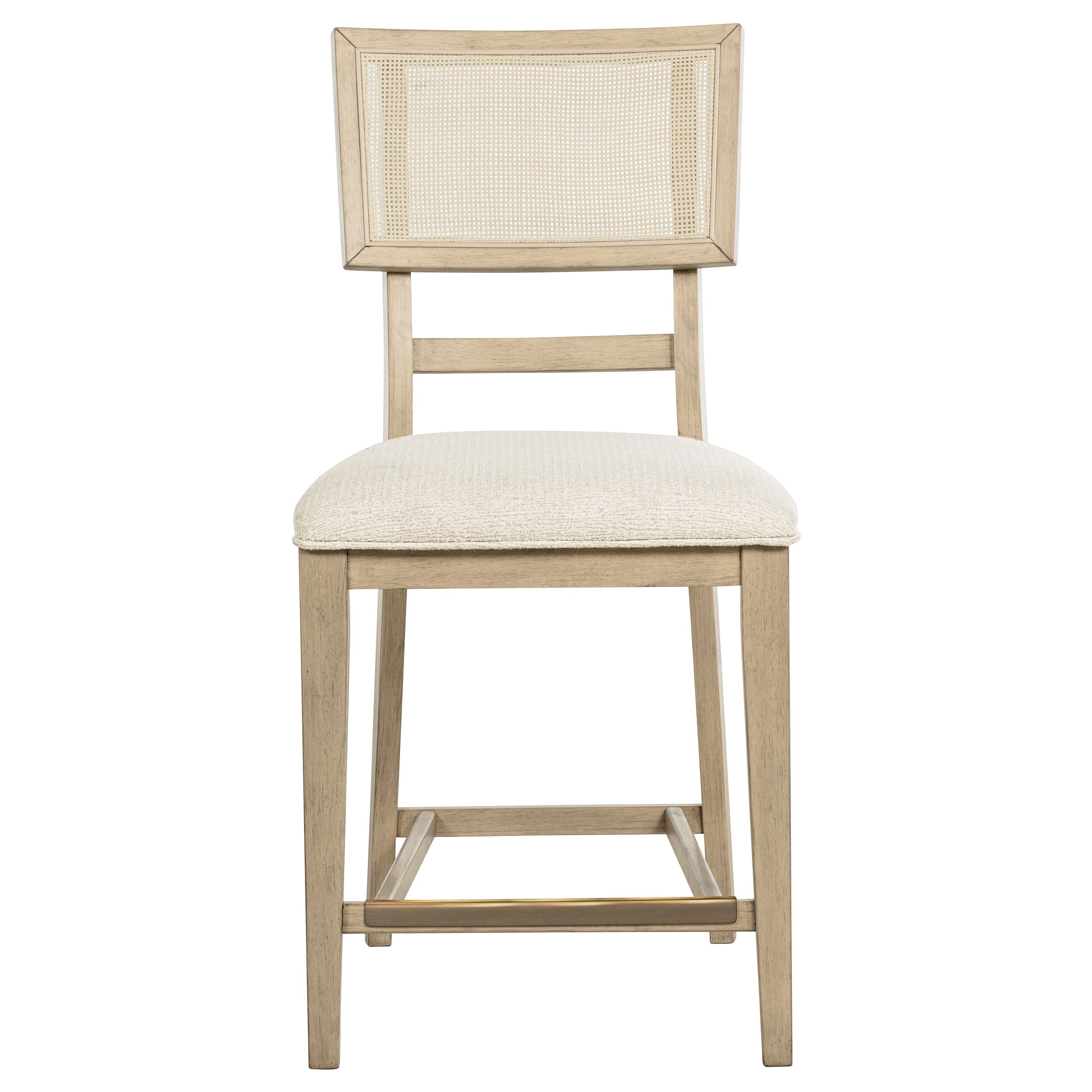 Kailani Rattan Cane Counter Side Chair Beige Oak (Set of 2) — view 4