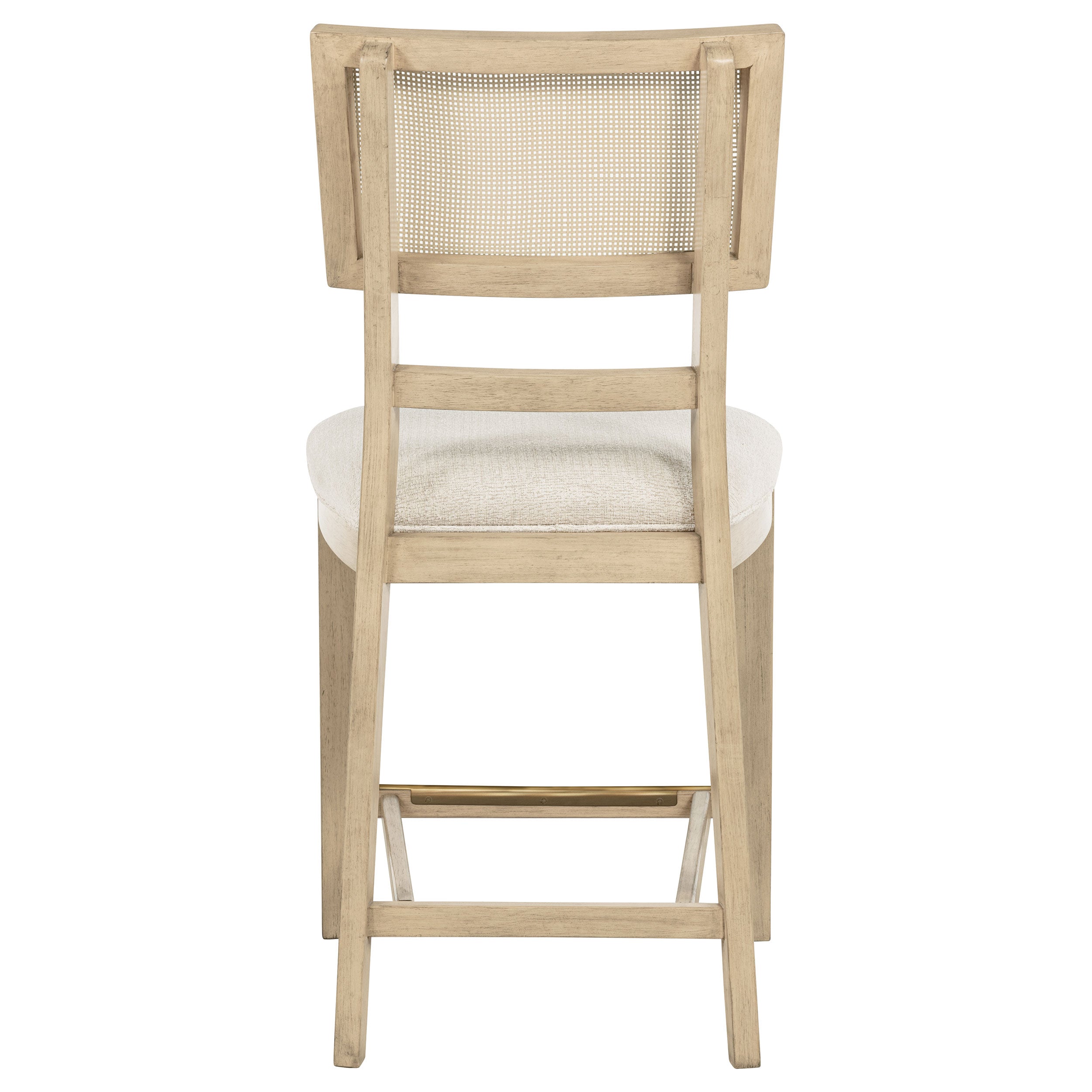 Kailani Rattan Cane Counter Side Chair Beige Oak (Set of 2) — view 8
