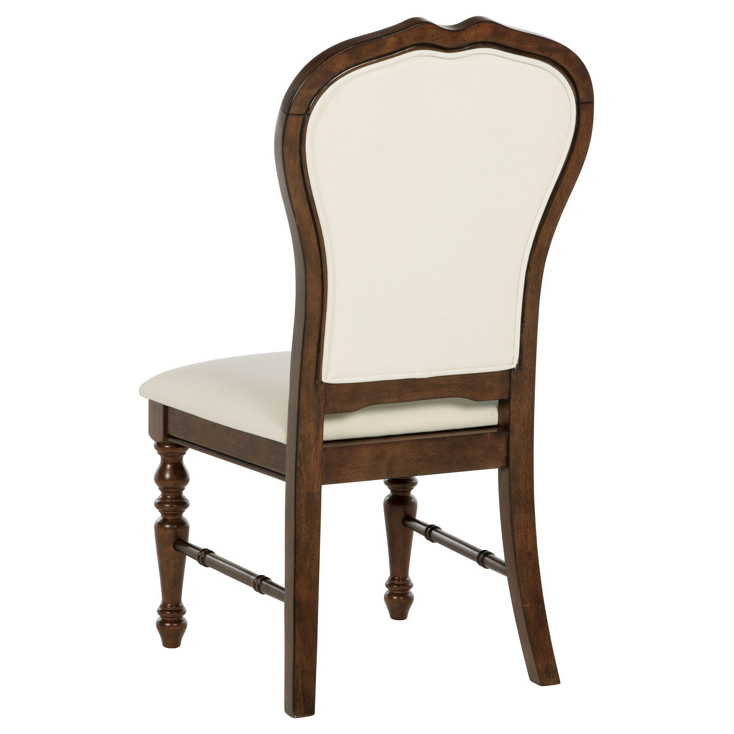 Landon Upholstered Dining Side Chair Rich Brown (Set of 2) — view 7
