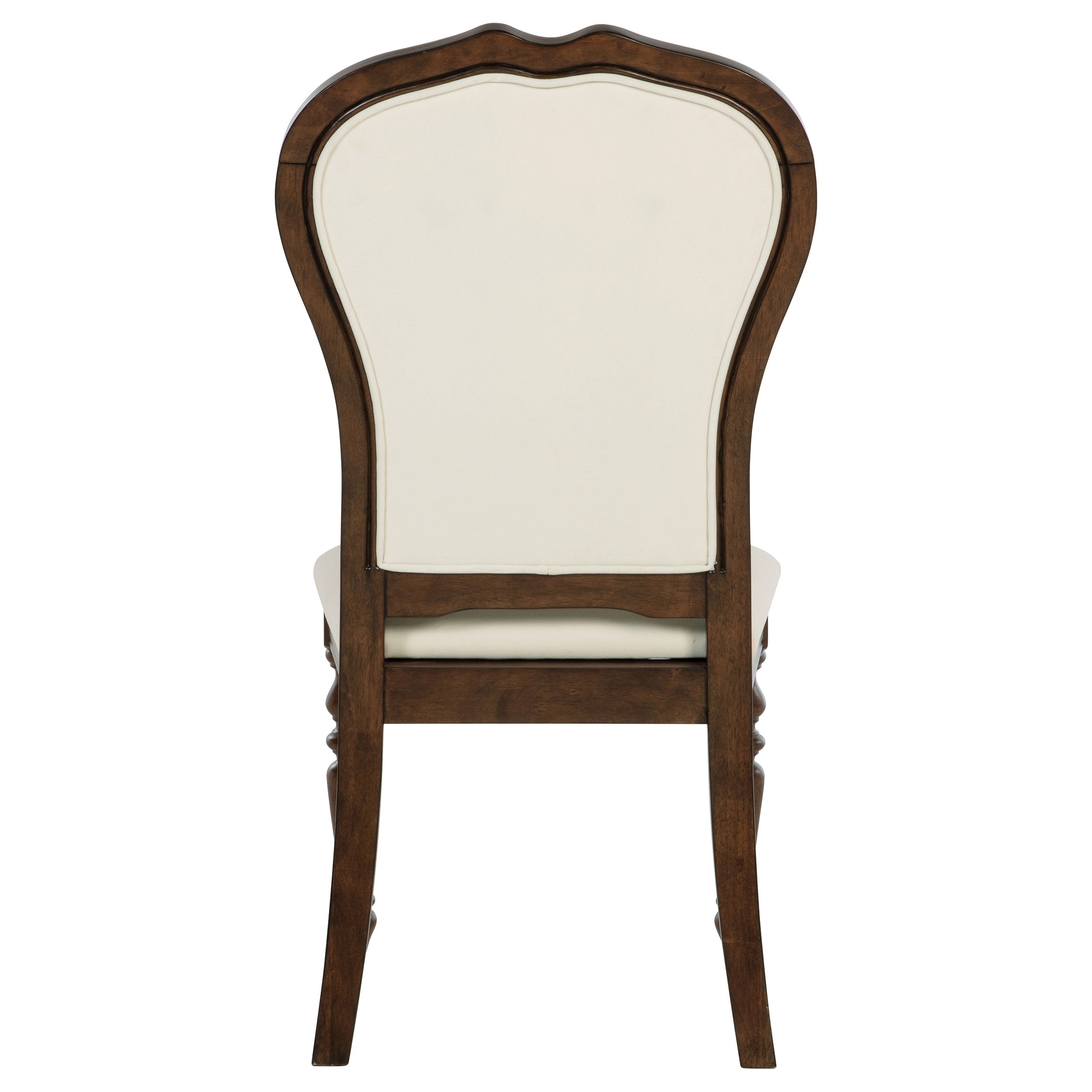 Landon Upholstered Dining Side Chair Rich Brown (Set of 2) — view 8