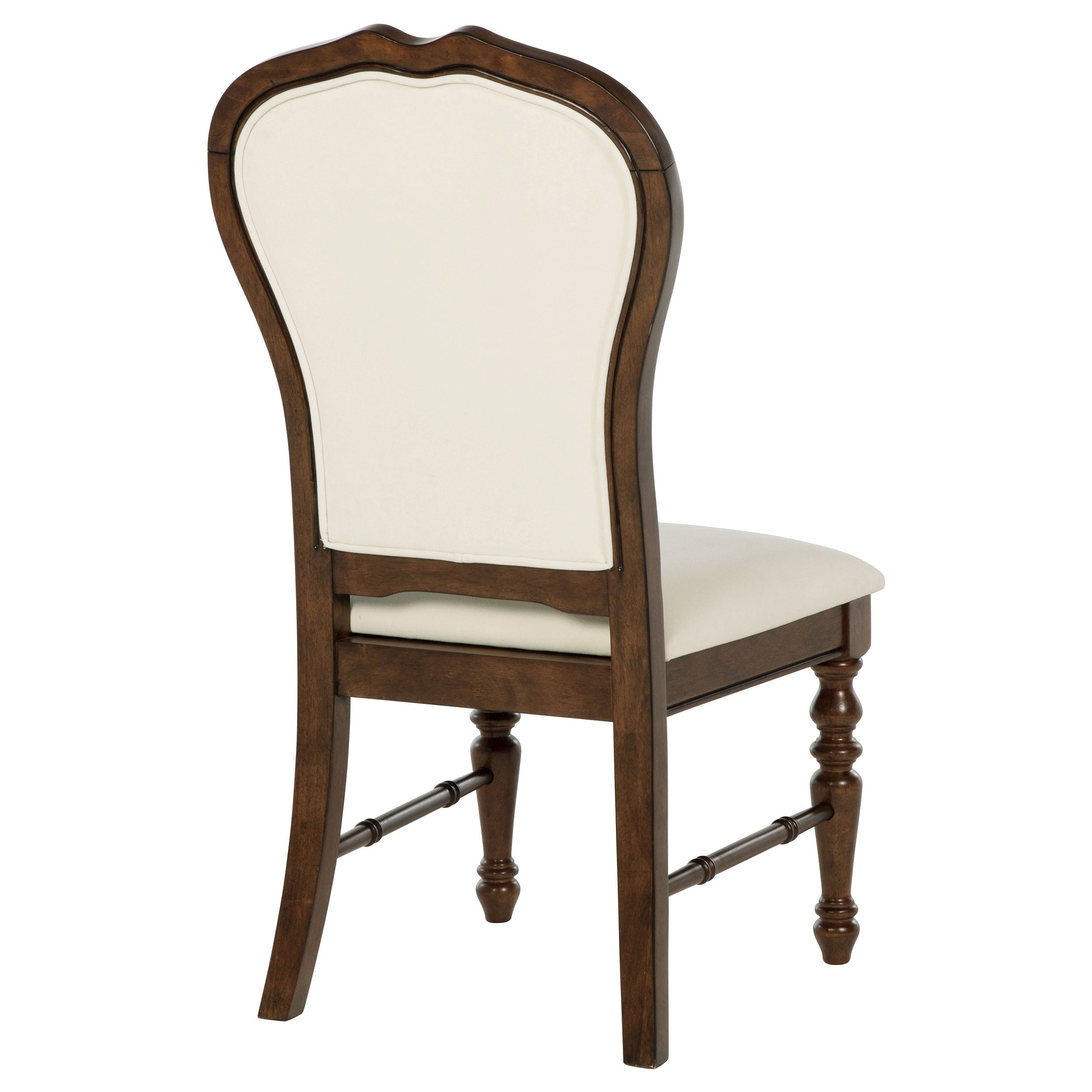 Landon Upholstered Dining Side Chair Rich Brown (Set of 2) — view 9