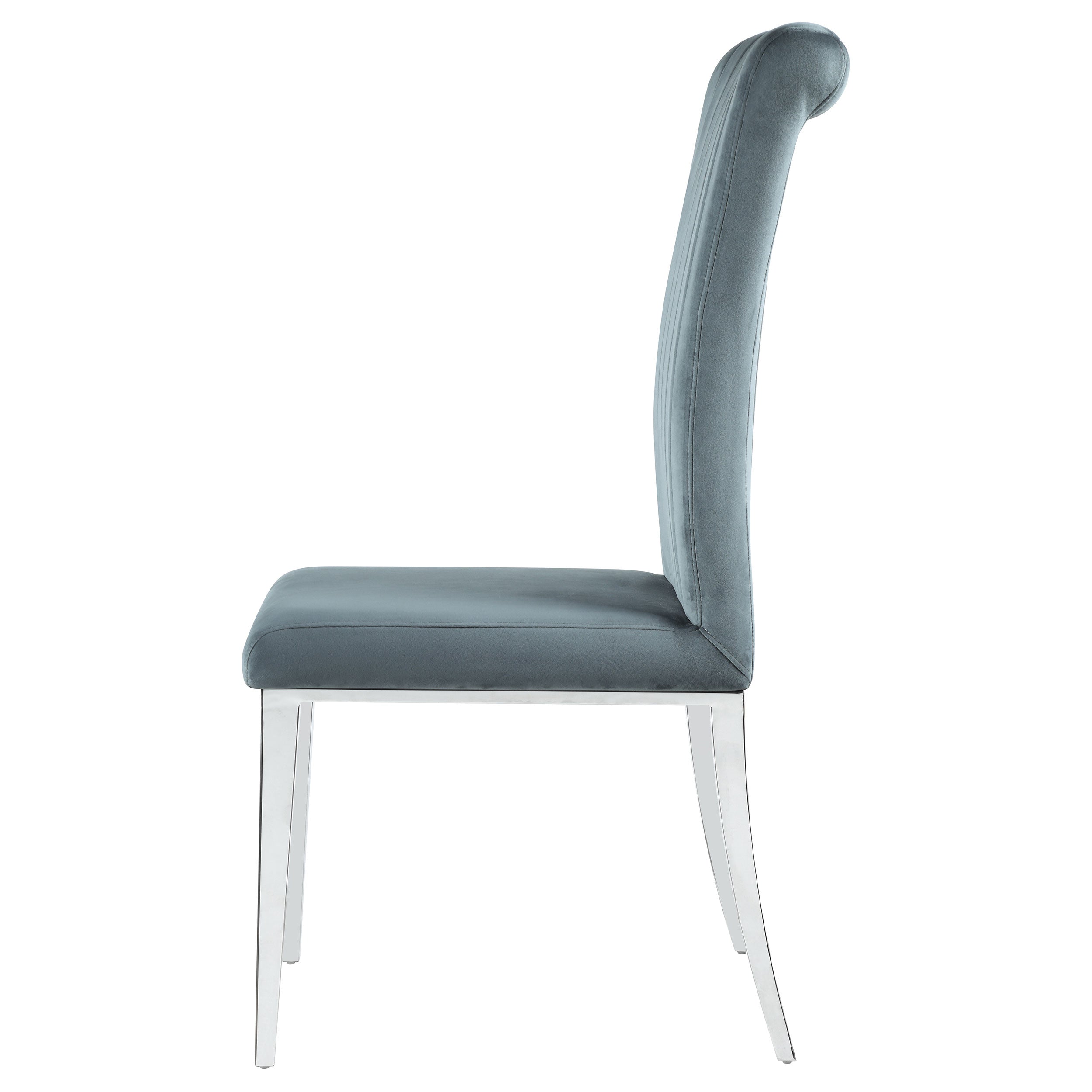 Beaufort Upholstered Dining Side Chair Steel Grey (Set of 2) — view 6