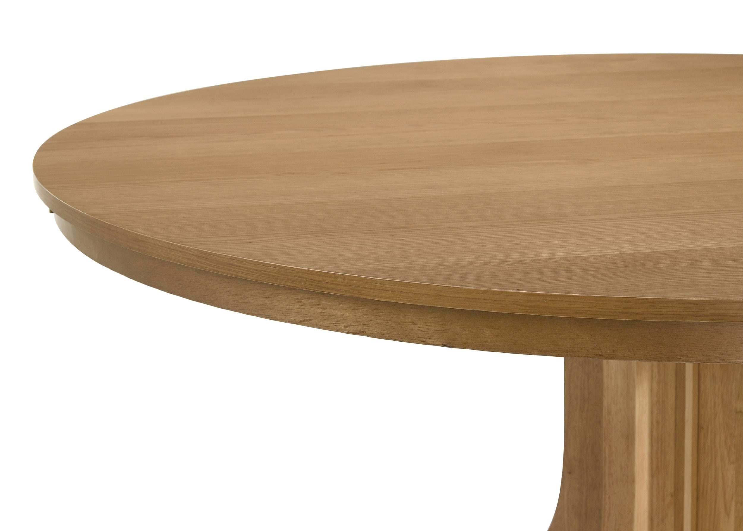 Hartville 7-piece Round Dining Table Set Natural Light Brown — view 6