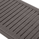 2 Piece Outdoor Chaise Lounges With Adjustable Backrest