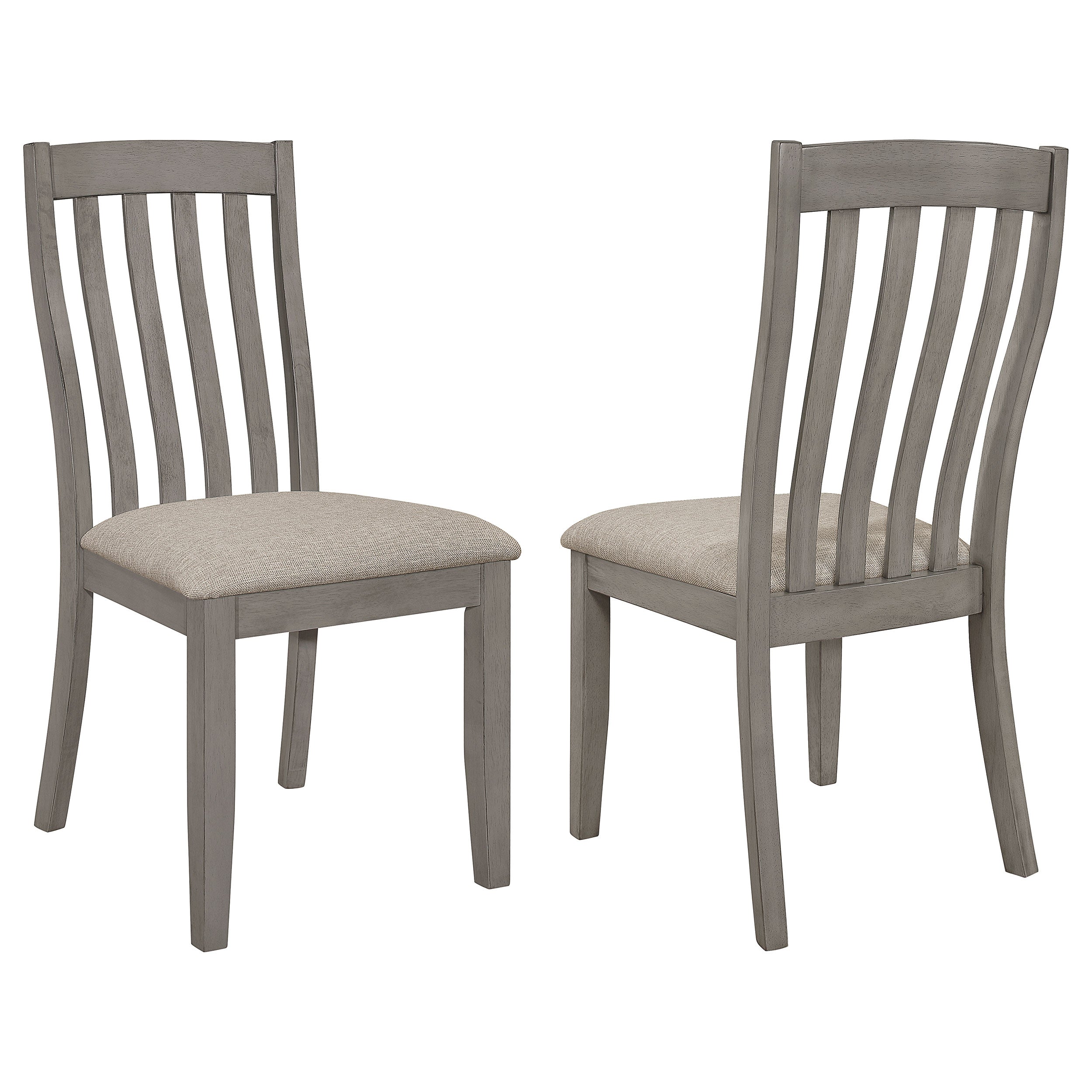 Nogales Wood Dining Side Chair Coastal Grey (Set of 2) — view 1