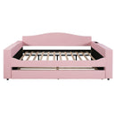 Upholstered Daybed With Storage Armrests, Trundle And Latest Integrated Bluetooth Audio System