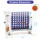 4 To Score Giant Game Set With Mesh Bag & Jumbo Connect 4