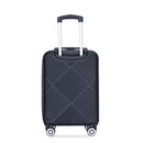 4 Piece Lightweight Suitcase, Makeup Box, Aircraft Wheels