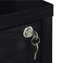 Multifunctional Bookcase With Three Open Shelves, 2 Drawers, Dual USB Charging Outlet