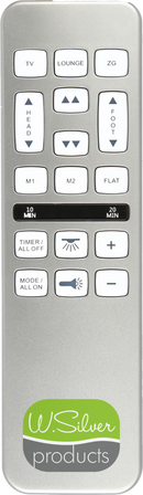 W. Sliver SS-43 Adjustable Bed Base - Atlantic Fine Furniture Inc