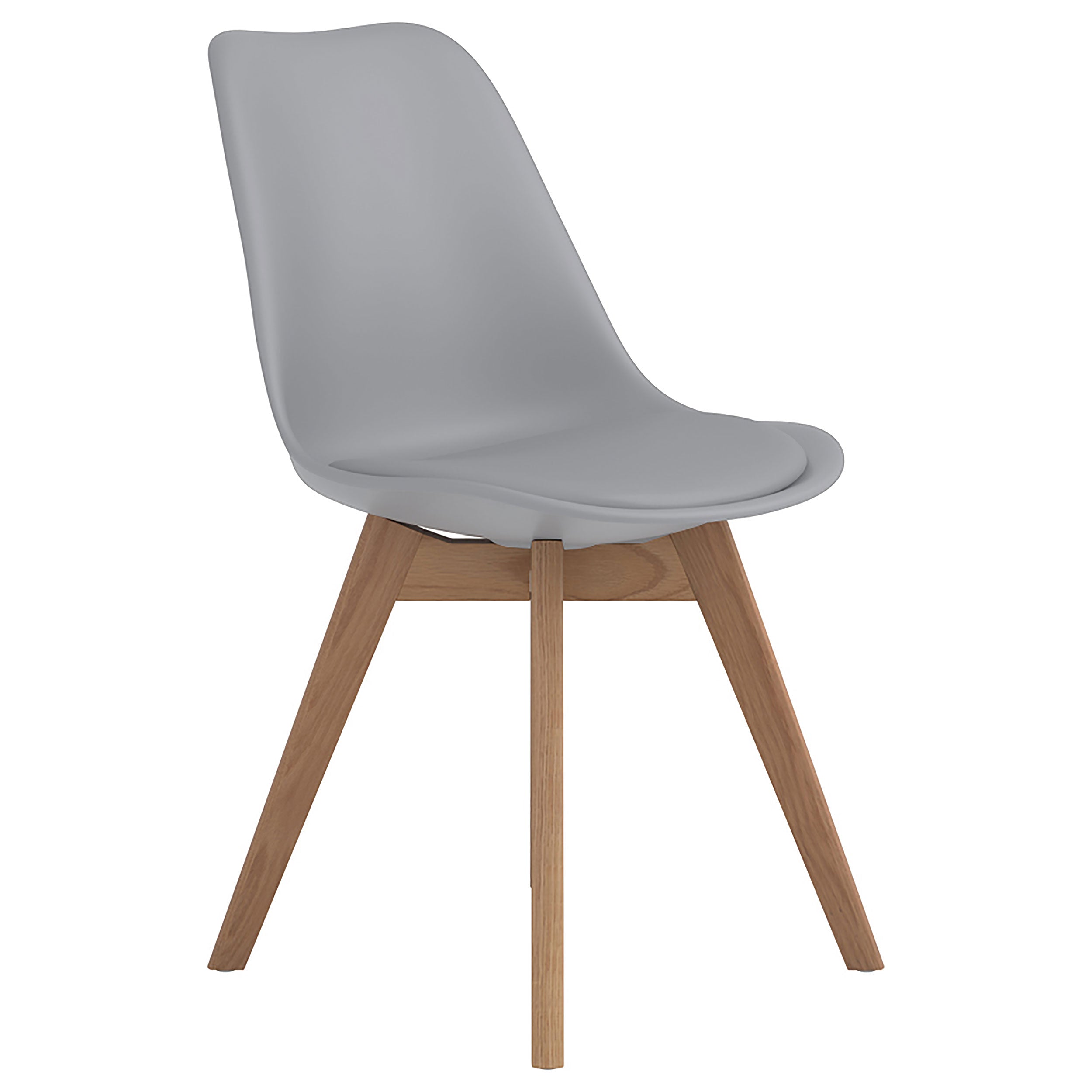 Caballo Polypropylene Dining Side Chair Grey (Set of 2) — view 3