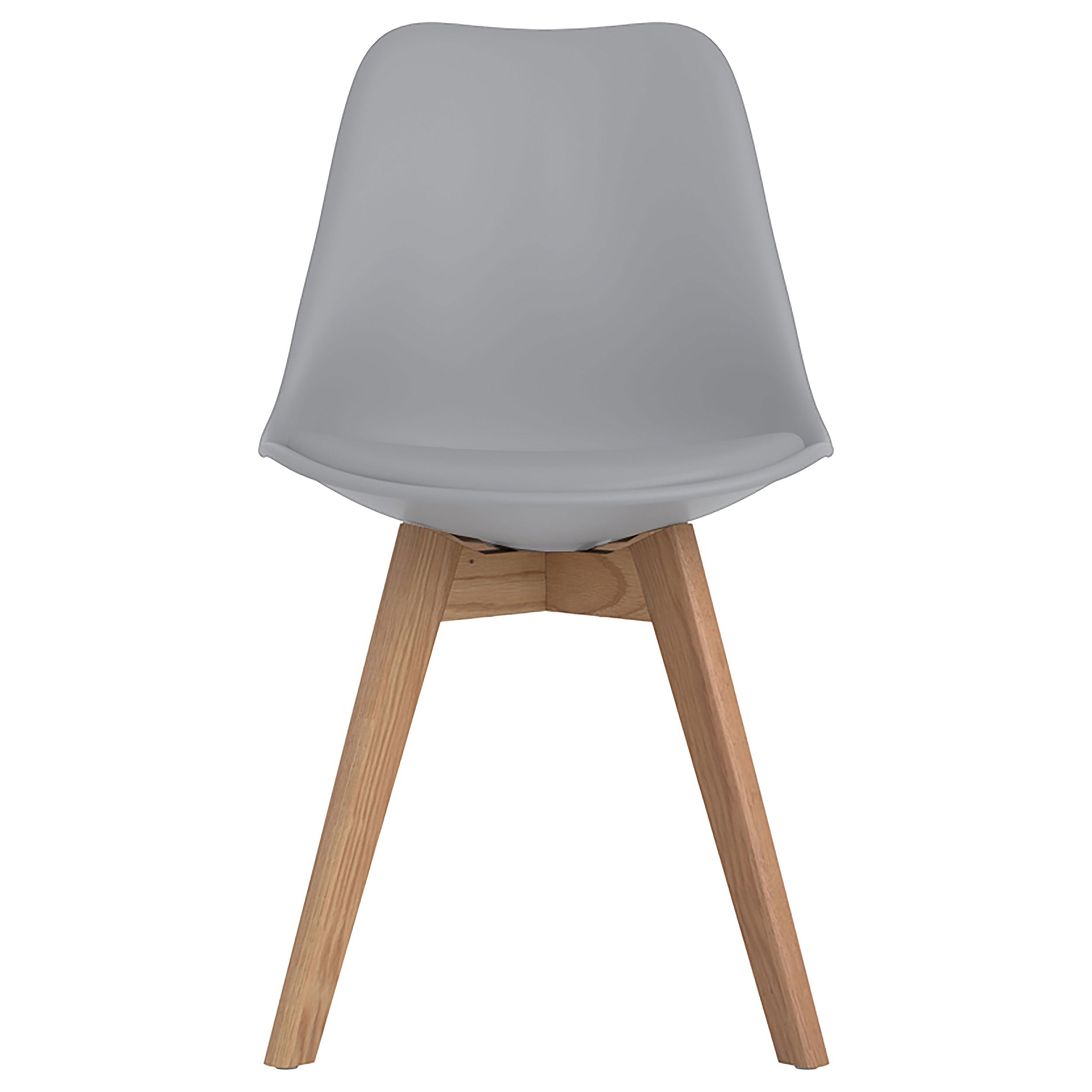 Caballo Polypropylene Dining Side Chair Grey (Set of 2) — view 4